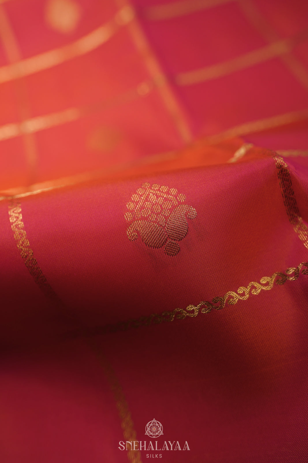 Pink Kanjivaram Silk Saree