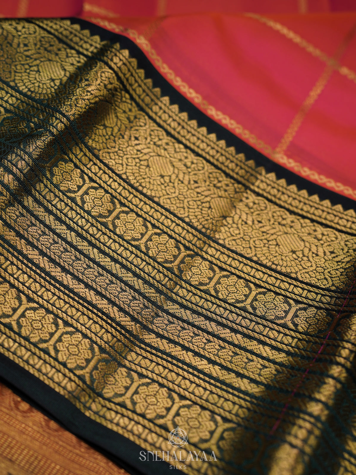 Pink Kanjivaram Silk Saree