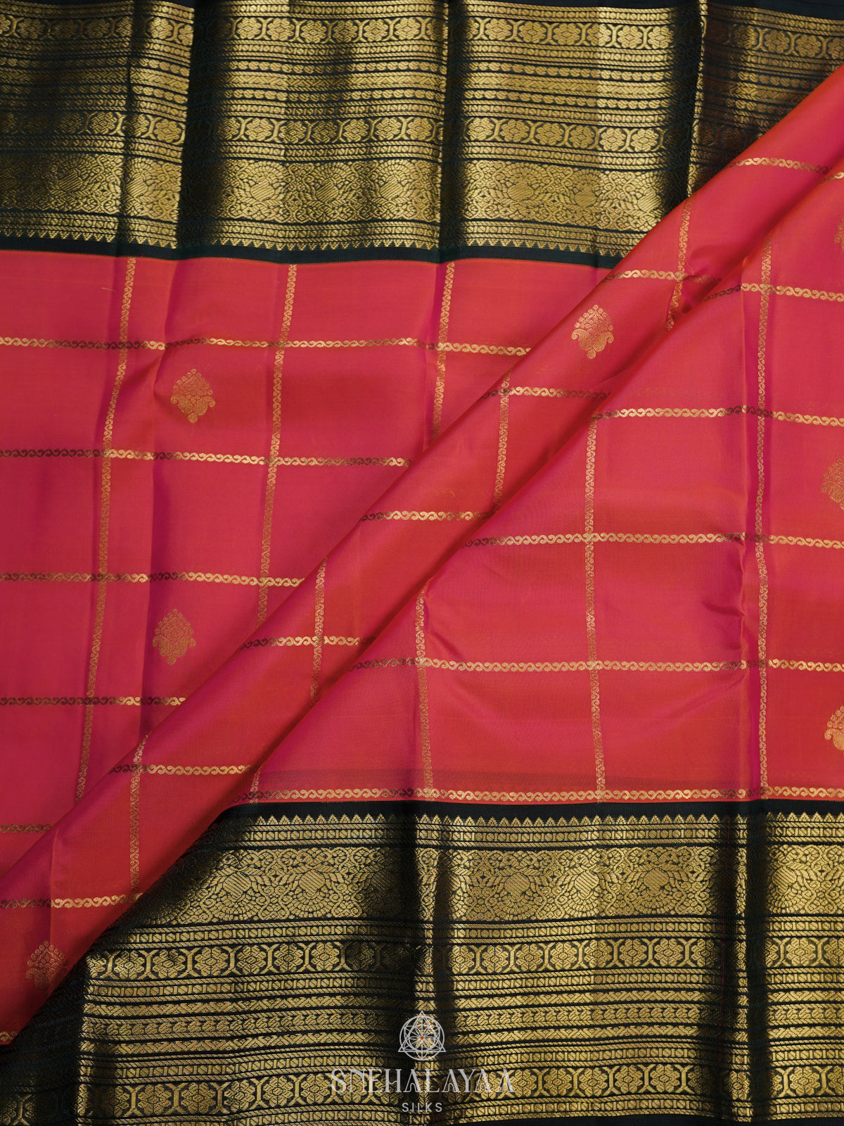 Pink Kanjivaram Silk Saree