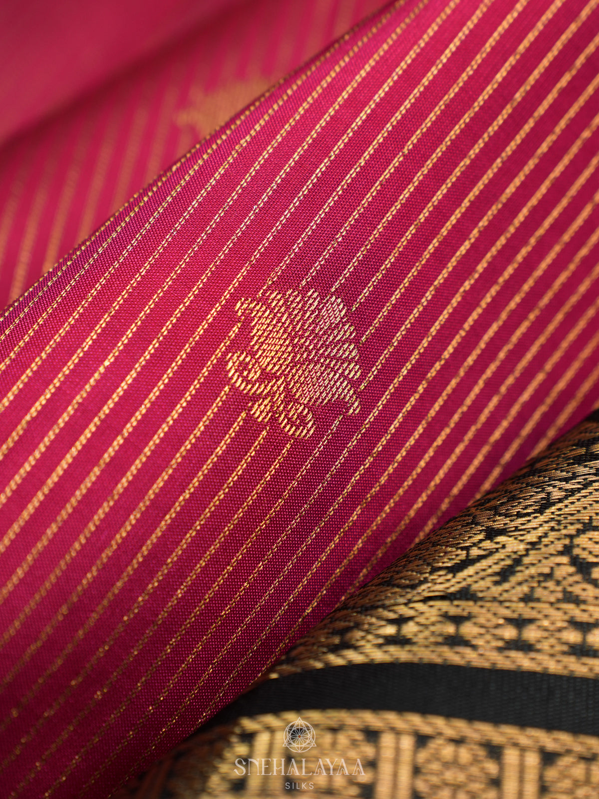 Pink Kanjivaram Silk Saree