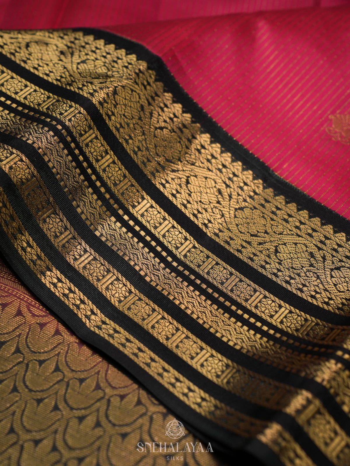 Pink Kanjivaram Silk Saree