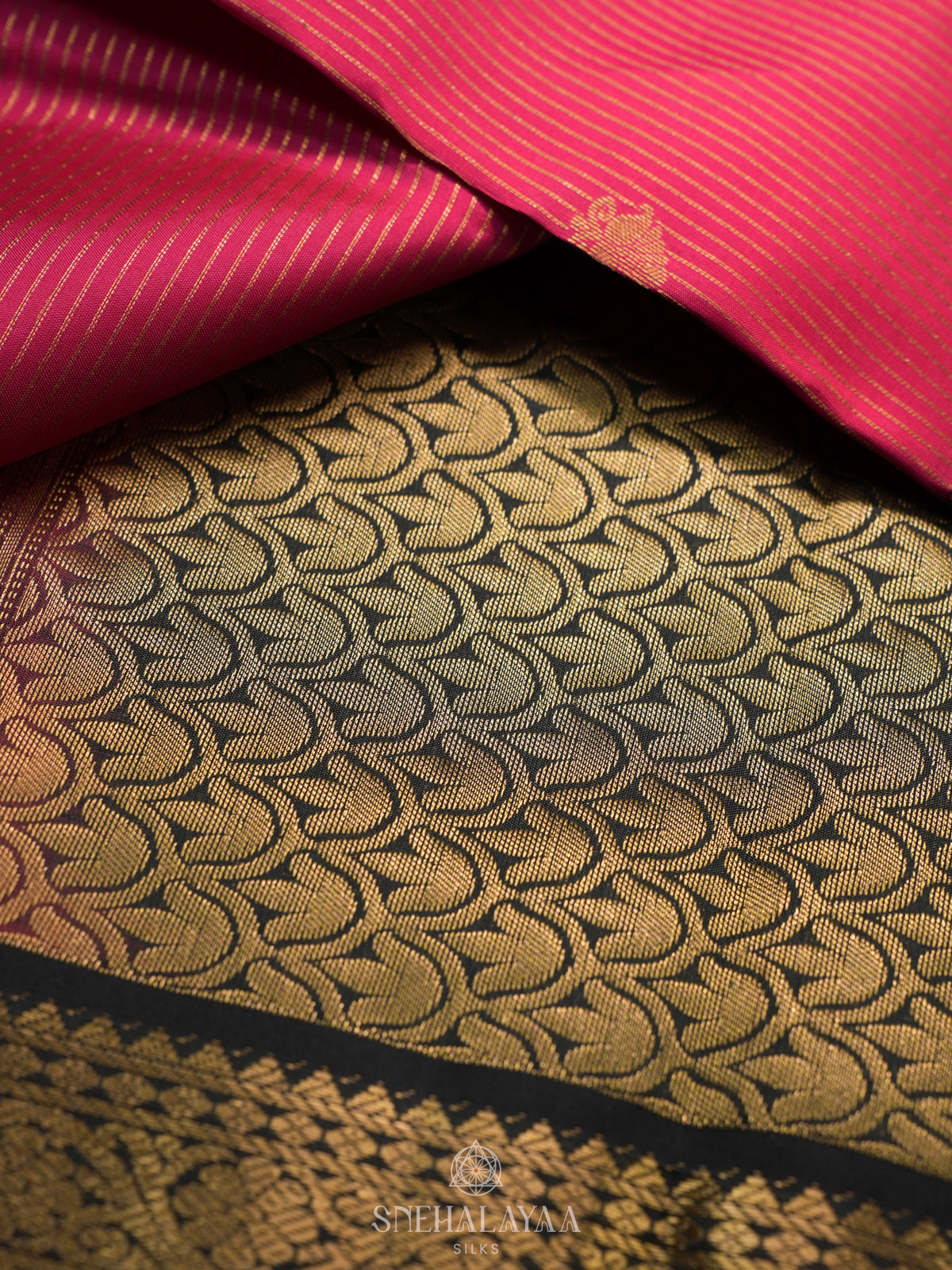 Pink Kanjivaram Silk Saree