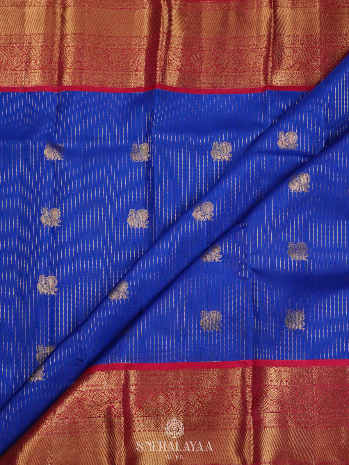 Royal Blue Kanjivaram Silk Saree