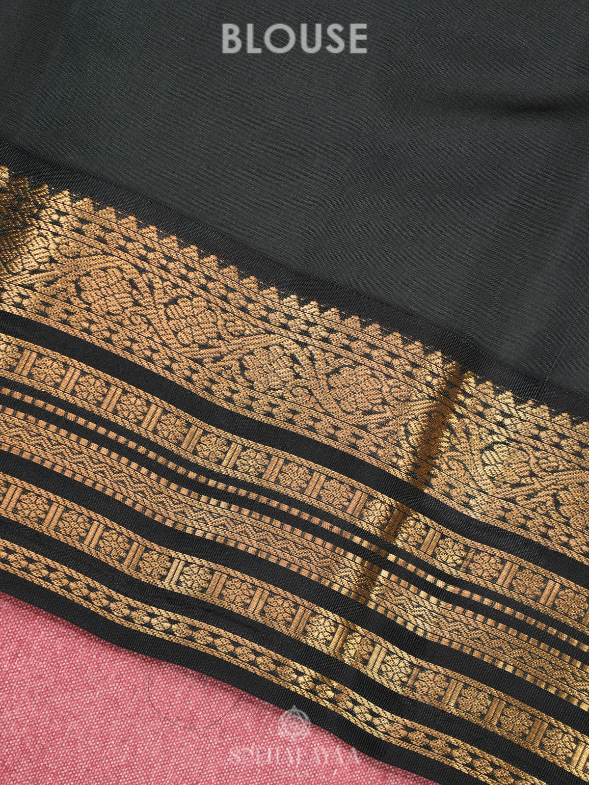 Ruby Red Kanjivaram Silk Saree