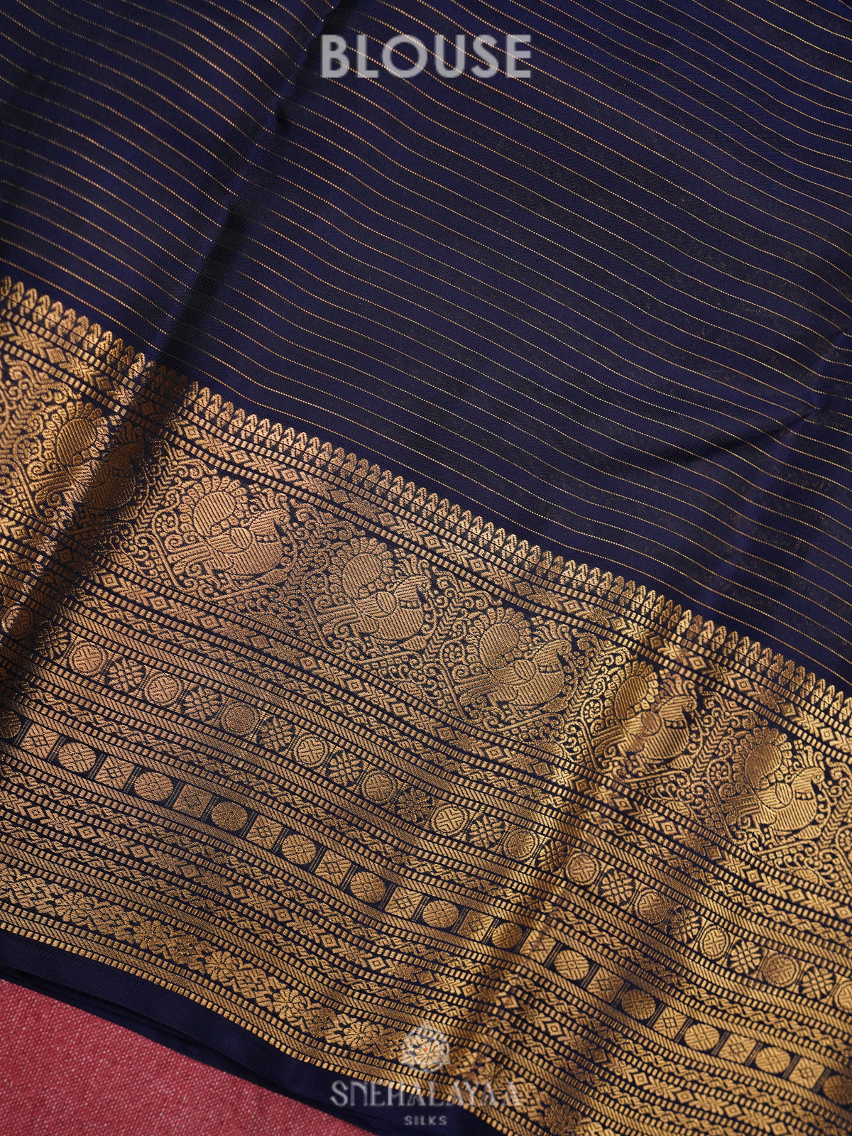 Cream Kanjivaram Silk Saree