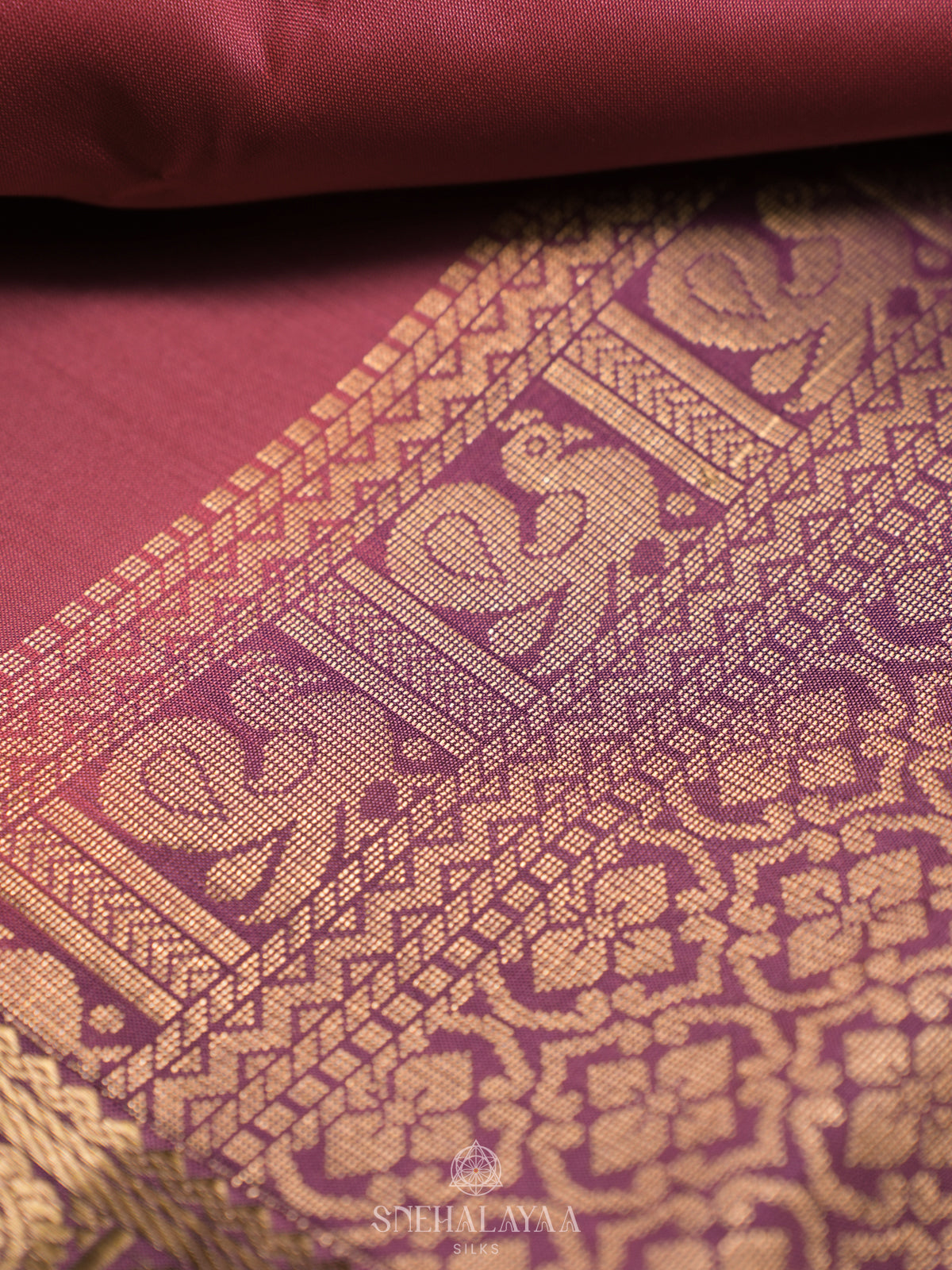 Pink Kanjivaram Silk Saree