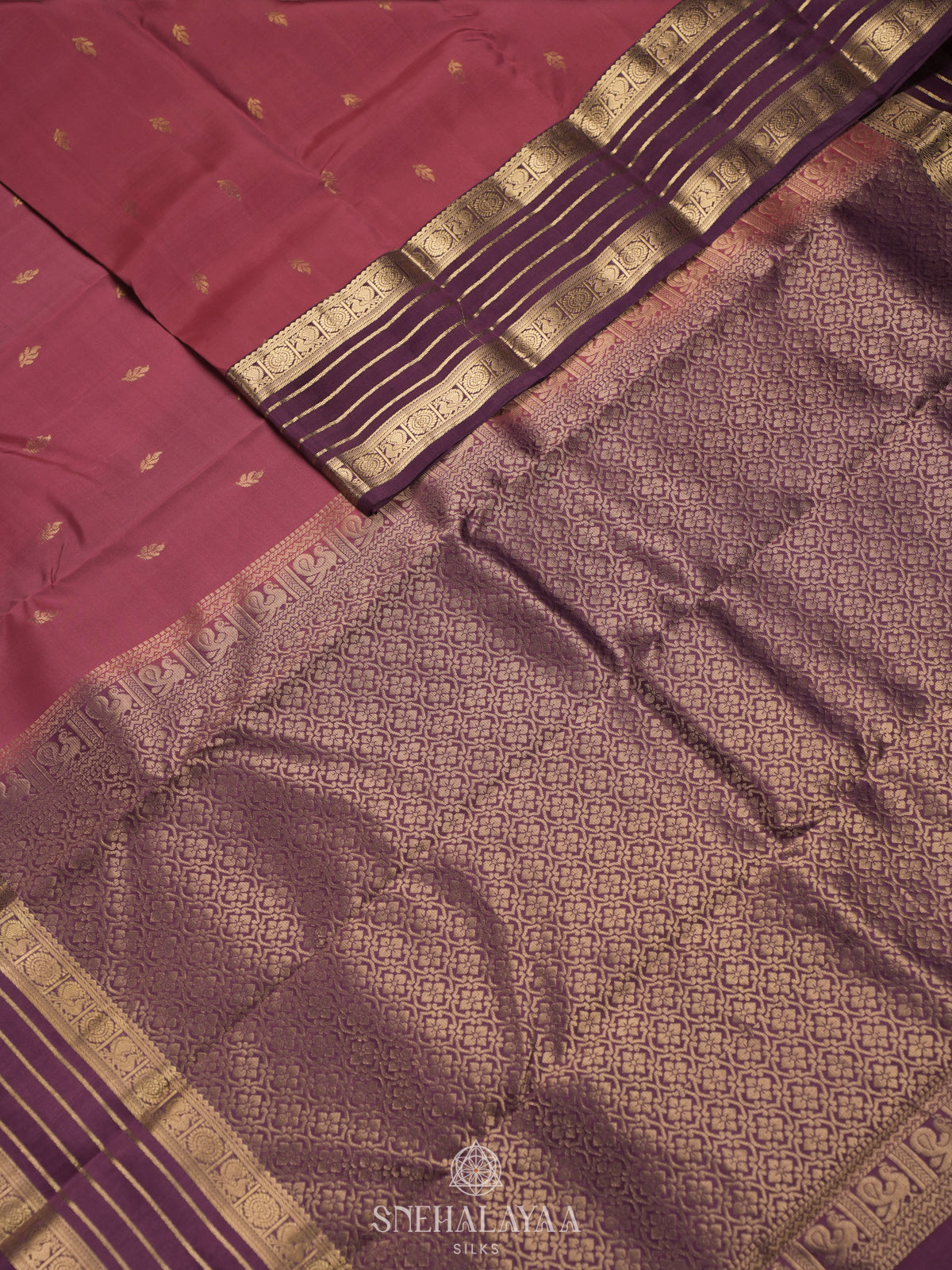 Pink Kanjivaram Silk Saree