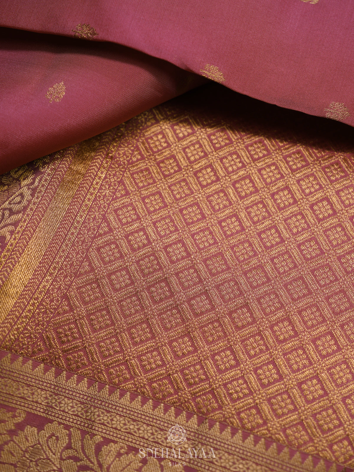 Pink Kanjivaram Silk Saree