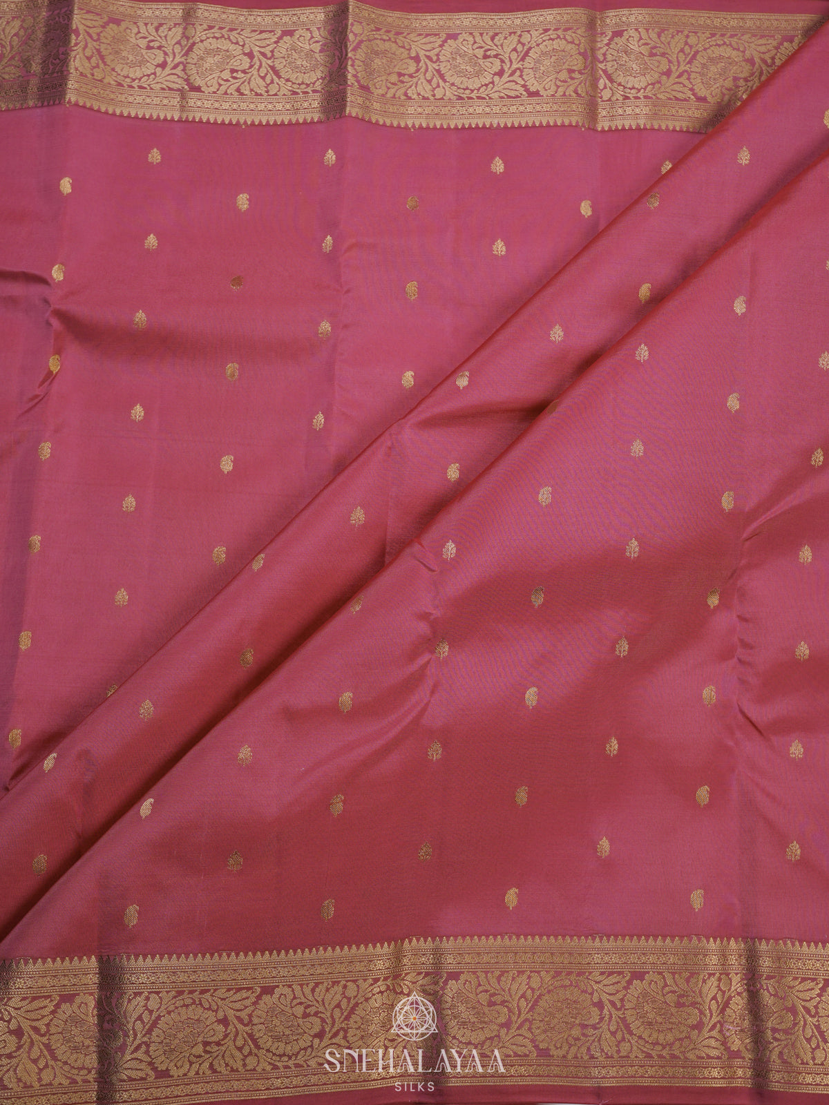 Pink Kanjivaram Silk Saree
