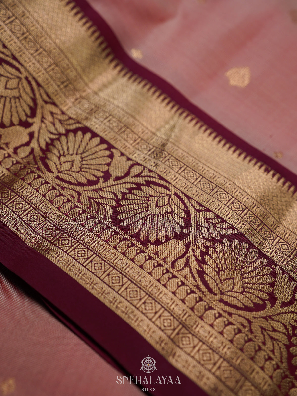 Pink Kanjivaram Silk Saree