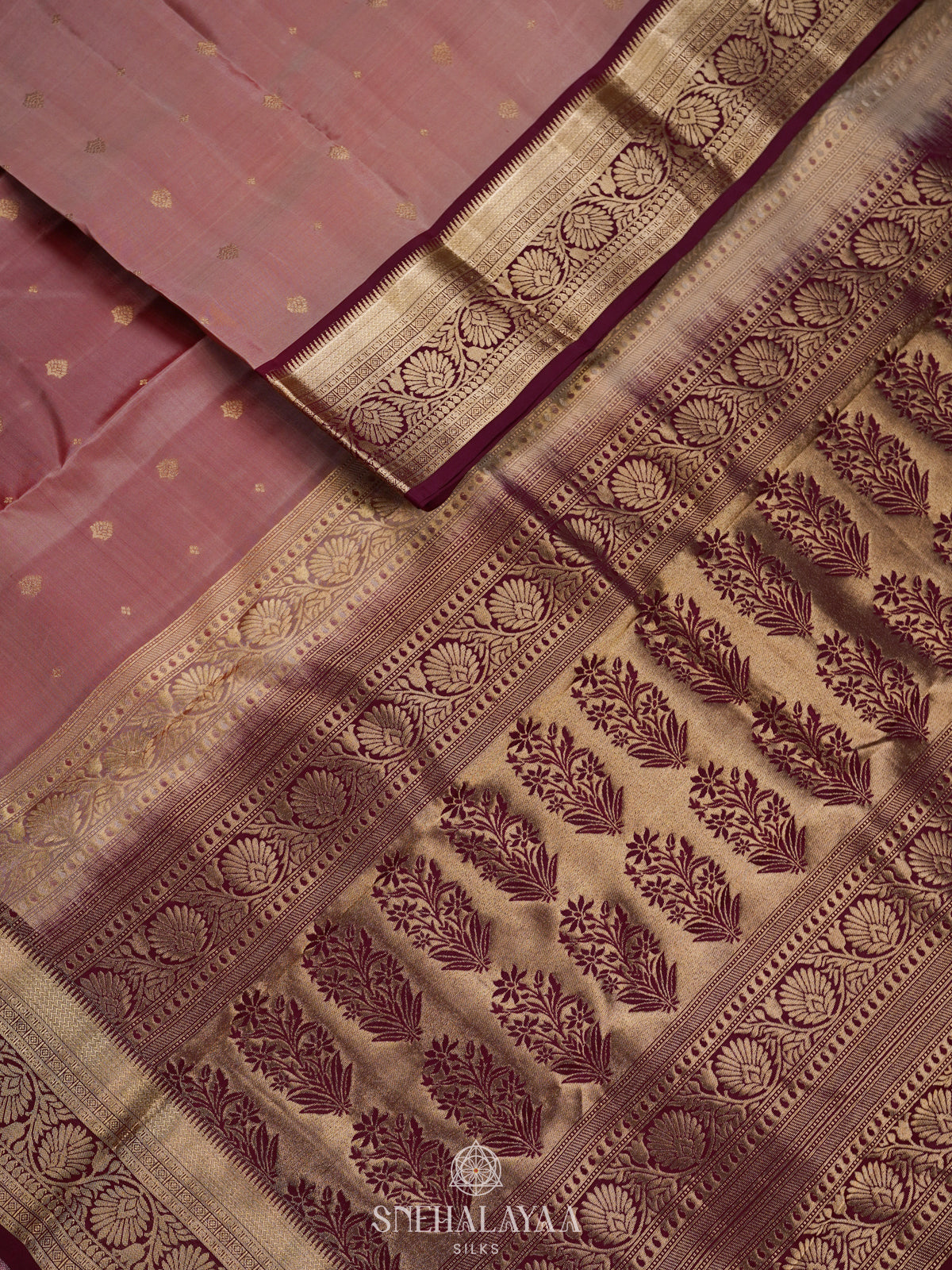 Pink Kanjivaram Silk Saree