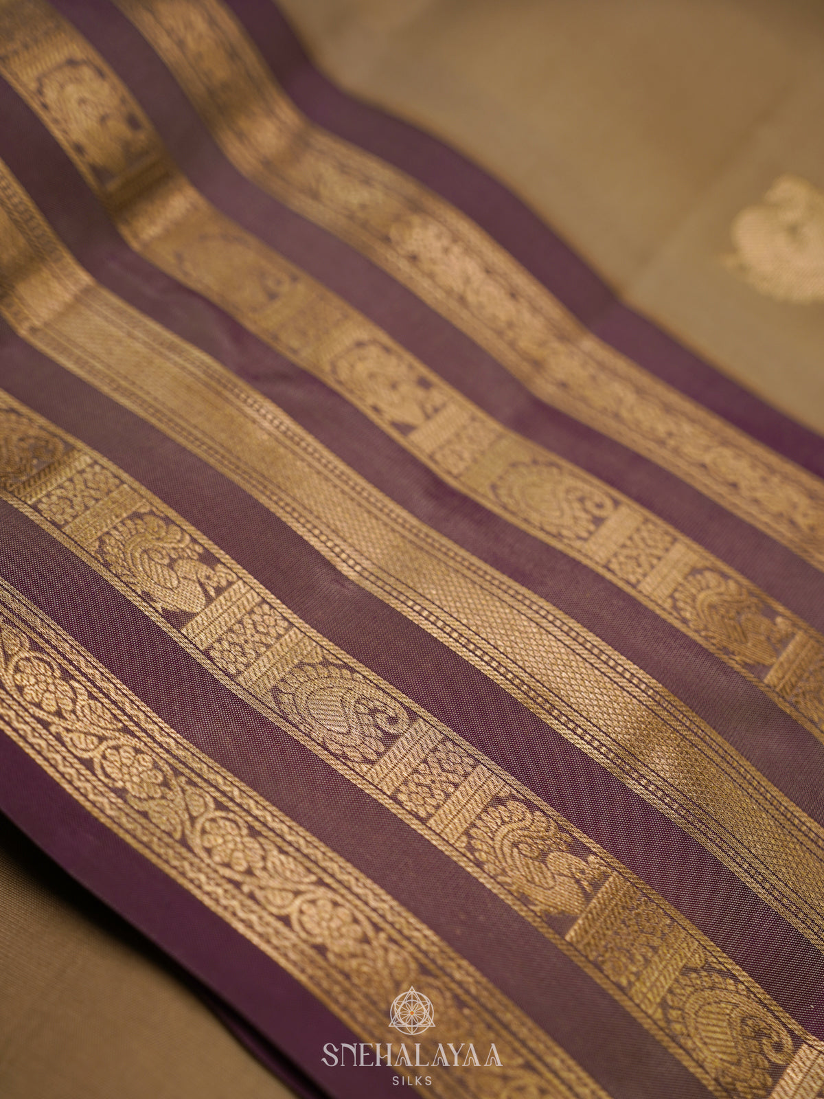 Pale Yellow Kanjivaram Silk Saree