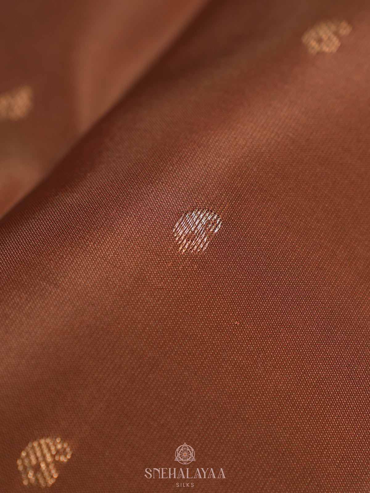 Brown Kanjivaram Silk Saree