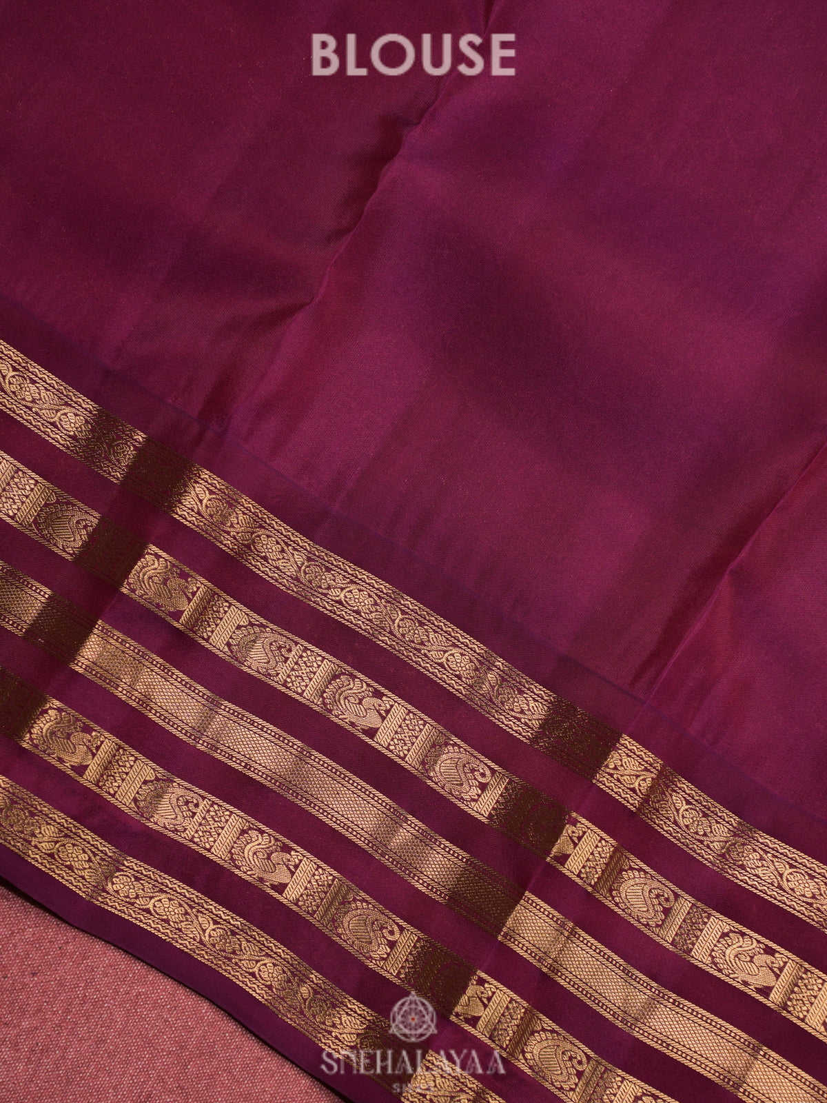 Brown Kanjivaram Silk Saree