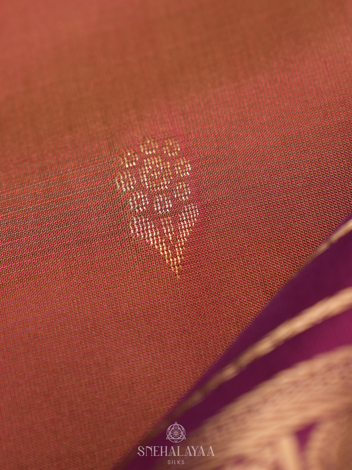 Brown Kanjivaram Silk Saree