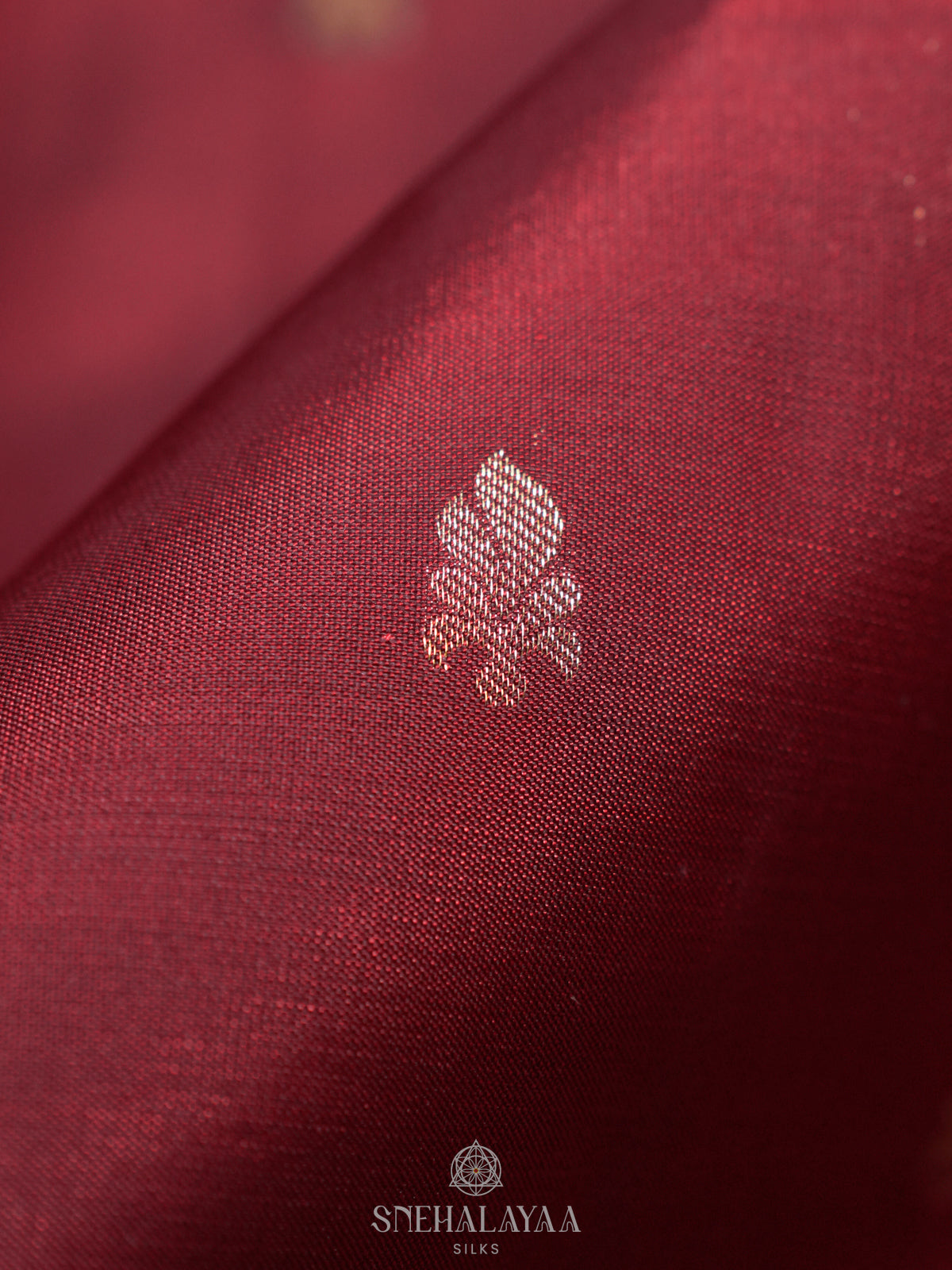 Maroon Kanjivaram Silk Saree