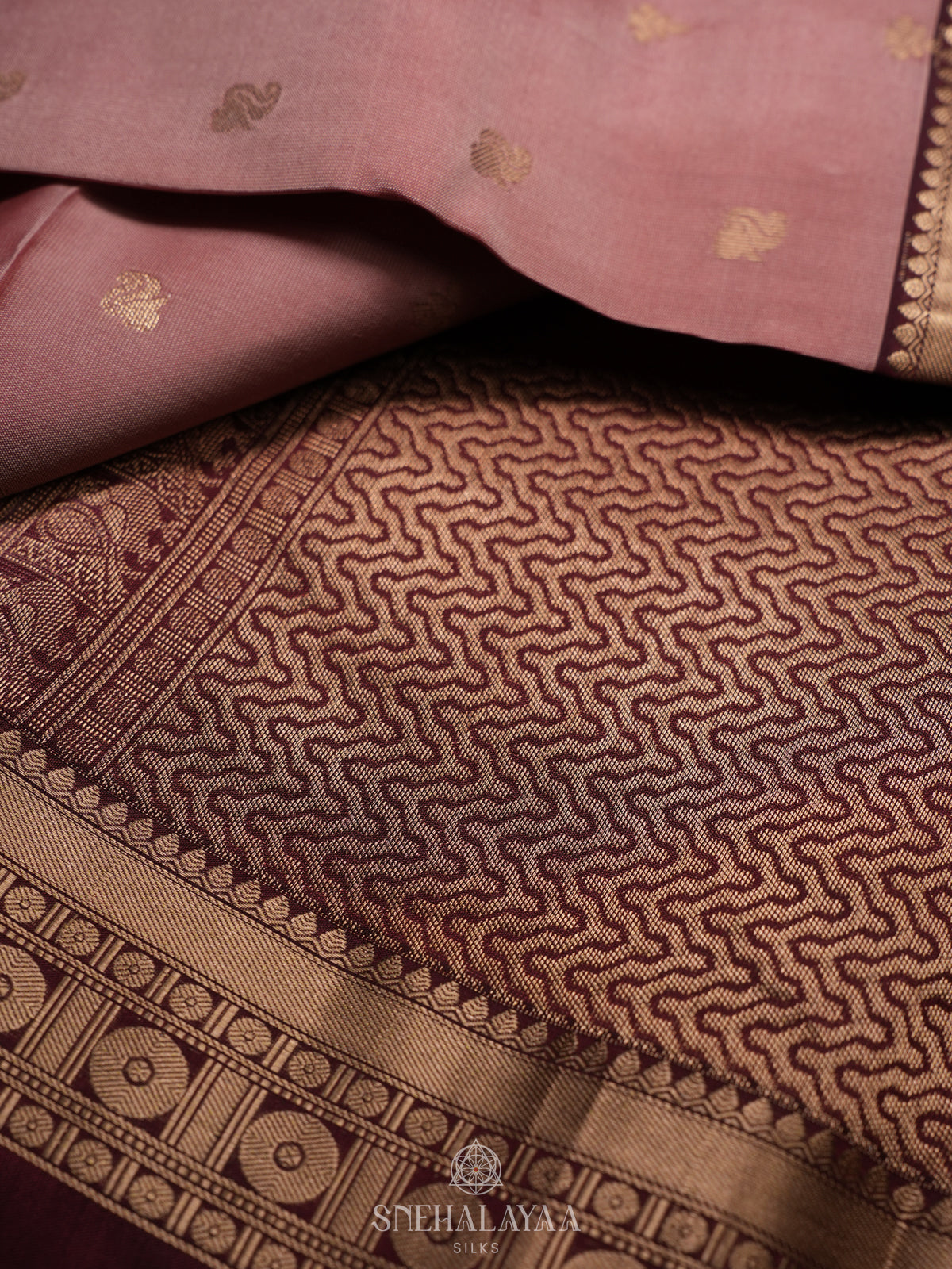 Pink Kanjivaram Silk Saree
