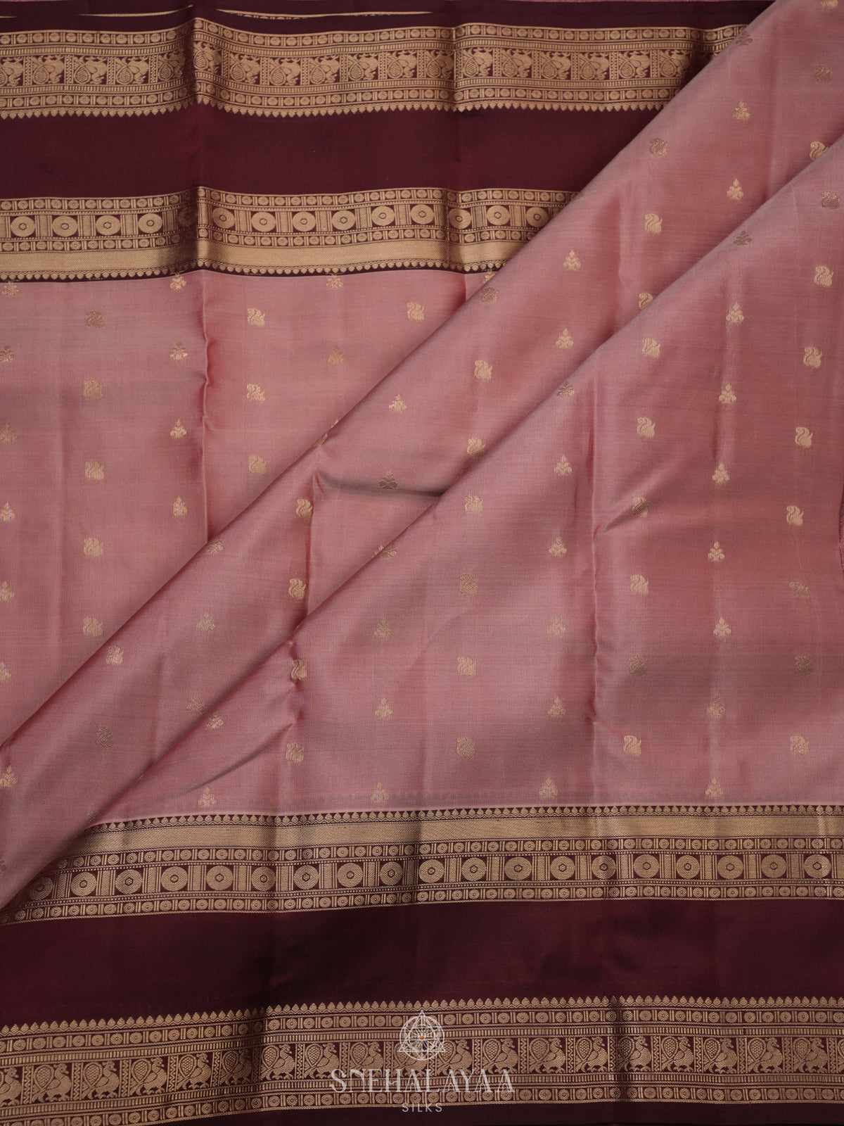 Pink Kanjivaram Silk Saree