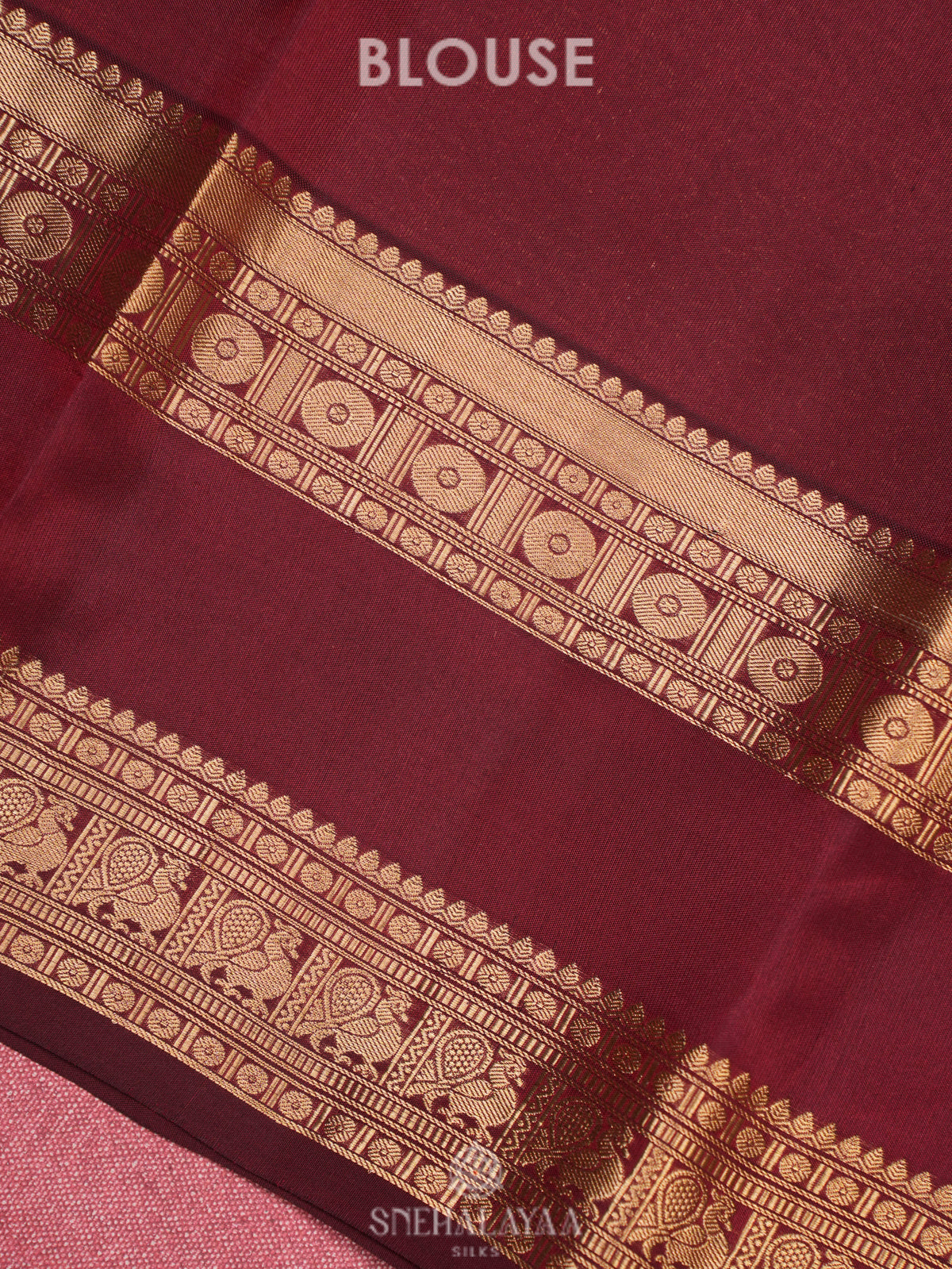 Pink Kanjivaram Silk Saree