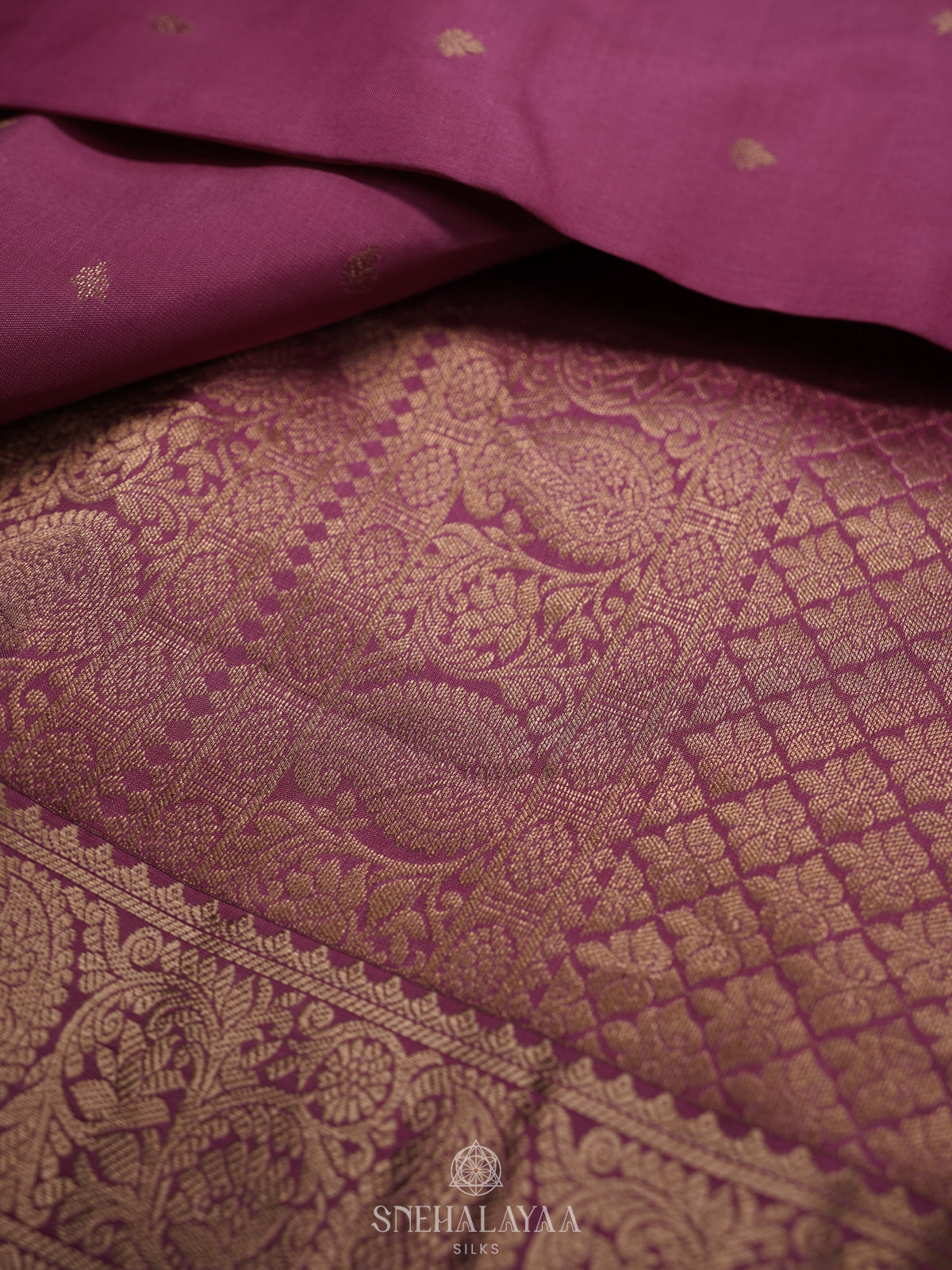 Pink Kanjivaram Silk Saree