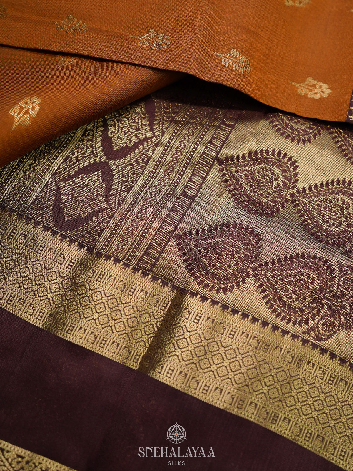 Mustard Kanjivaram Silk Saree