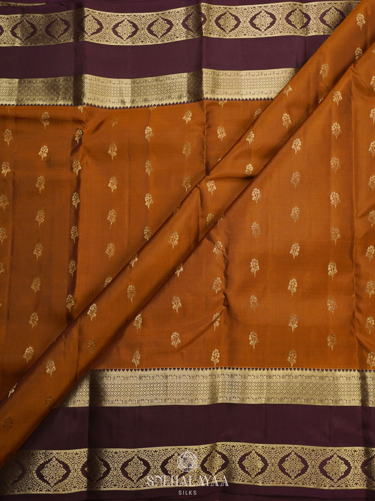 Mustard Kanjivaram Silk Saree