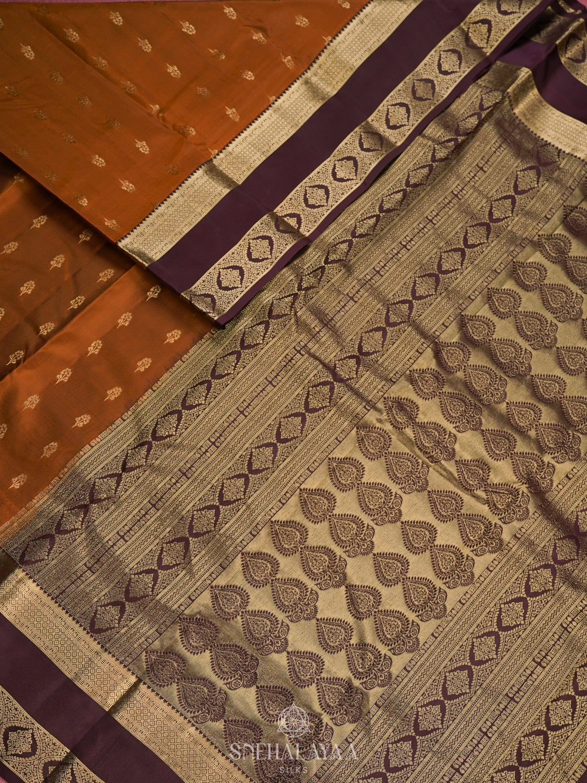 Mustard Kanjivaram Silk Saree