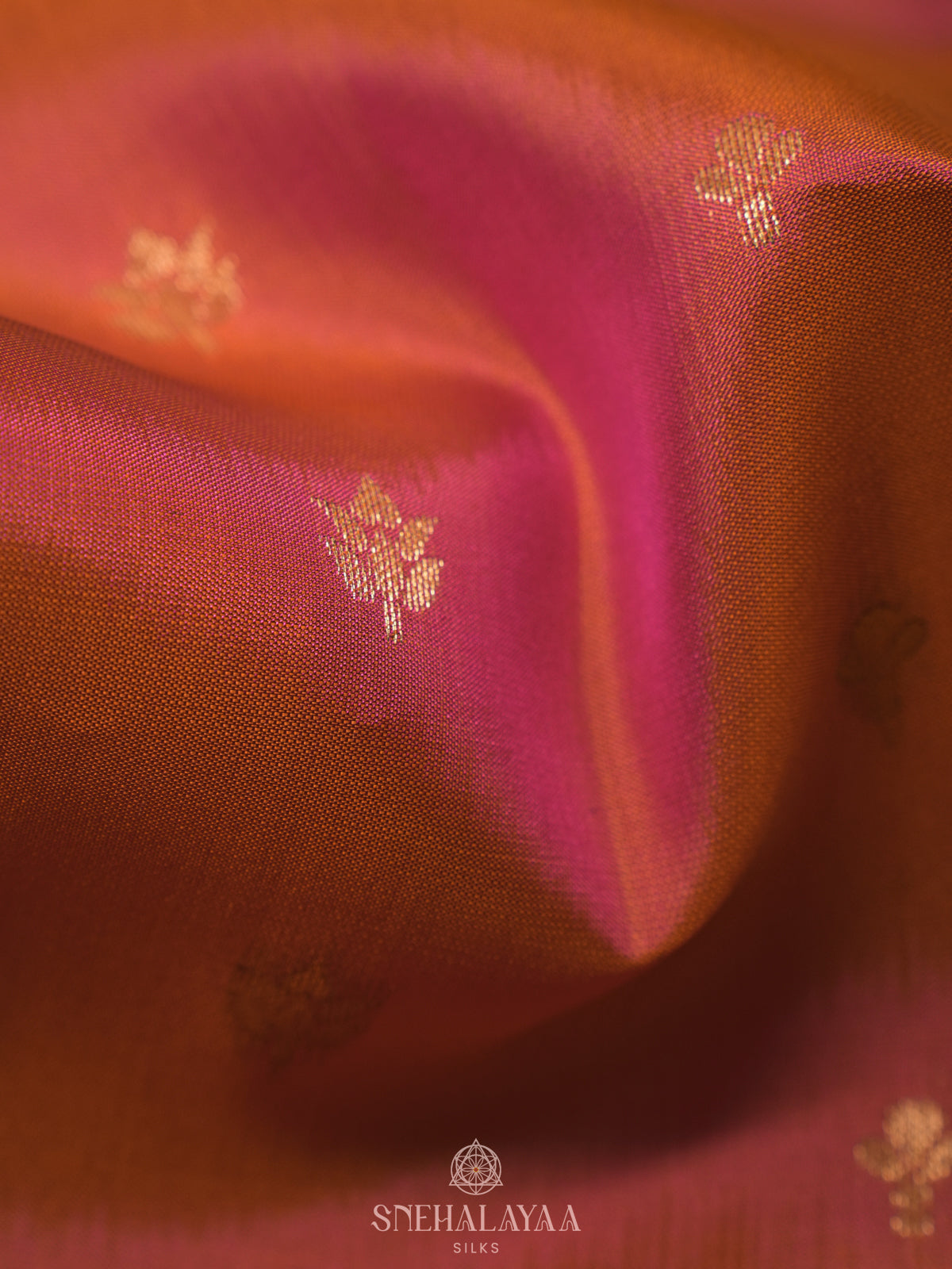 Ruby Red Kanjivaram Silk Saree