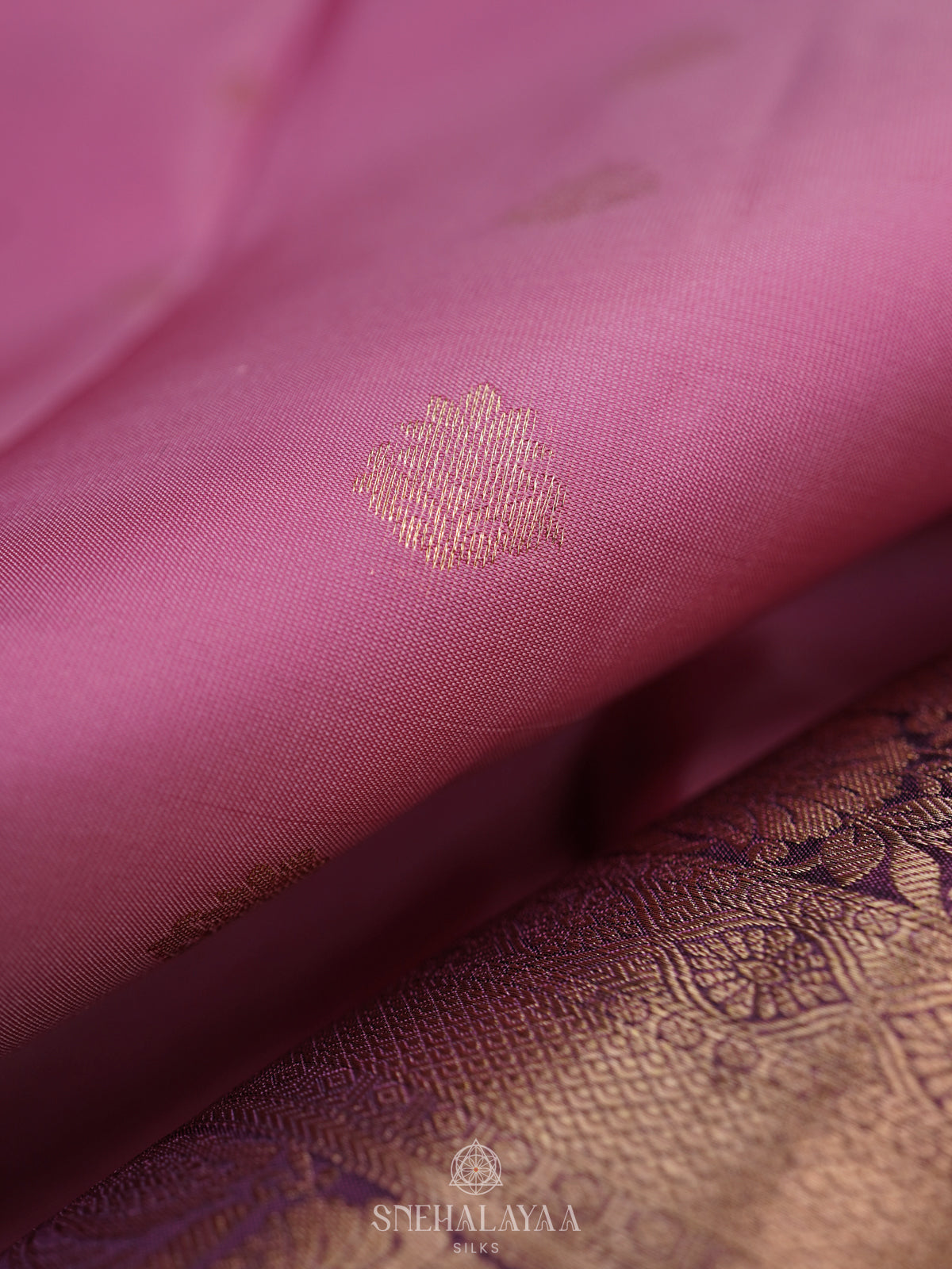 Pink Kanjivaram Silk Saree