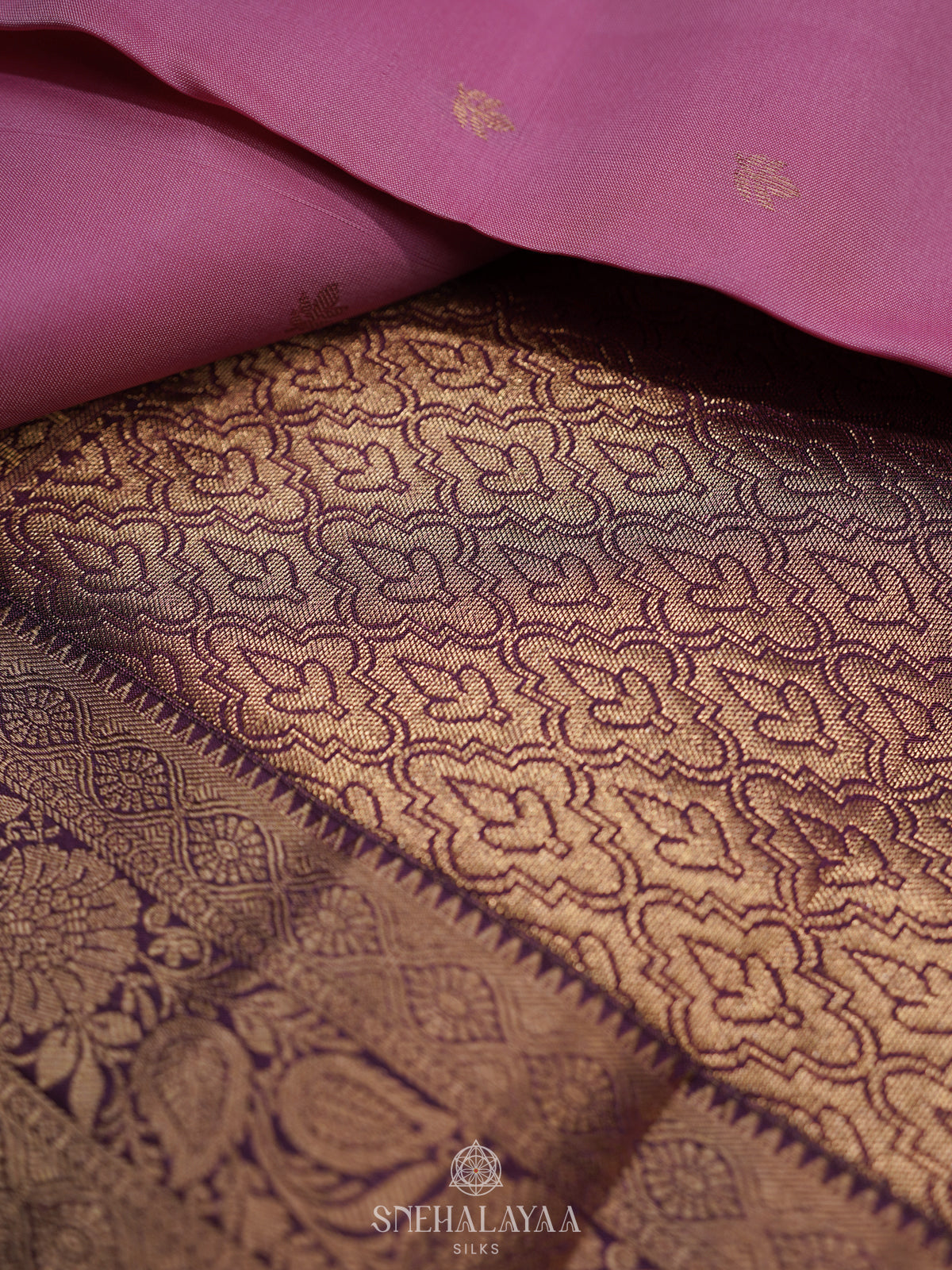 Pink Kanjivaram Silk Saree