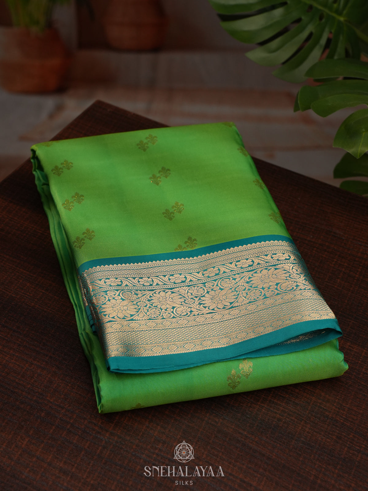 Green Kanjivaram Silk Saree