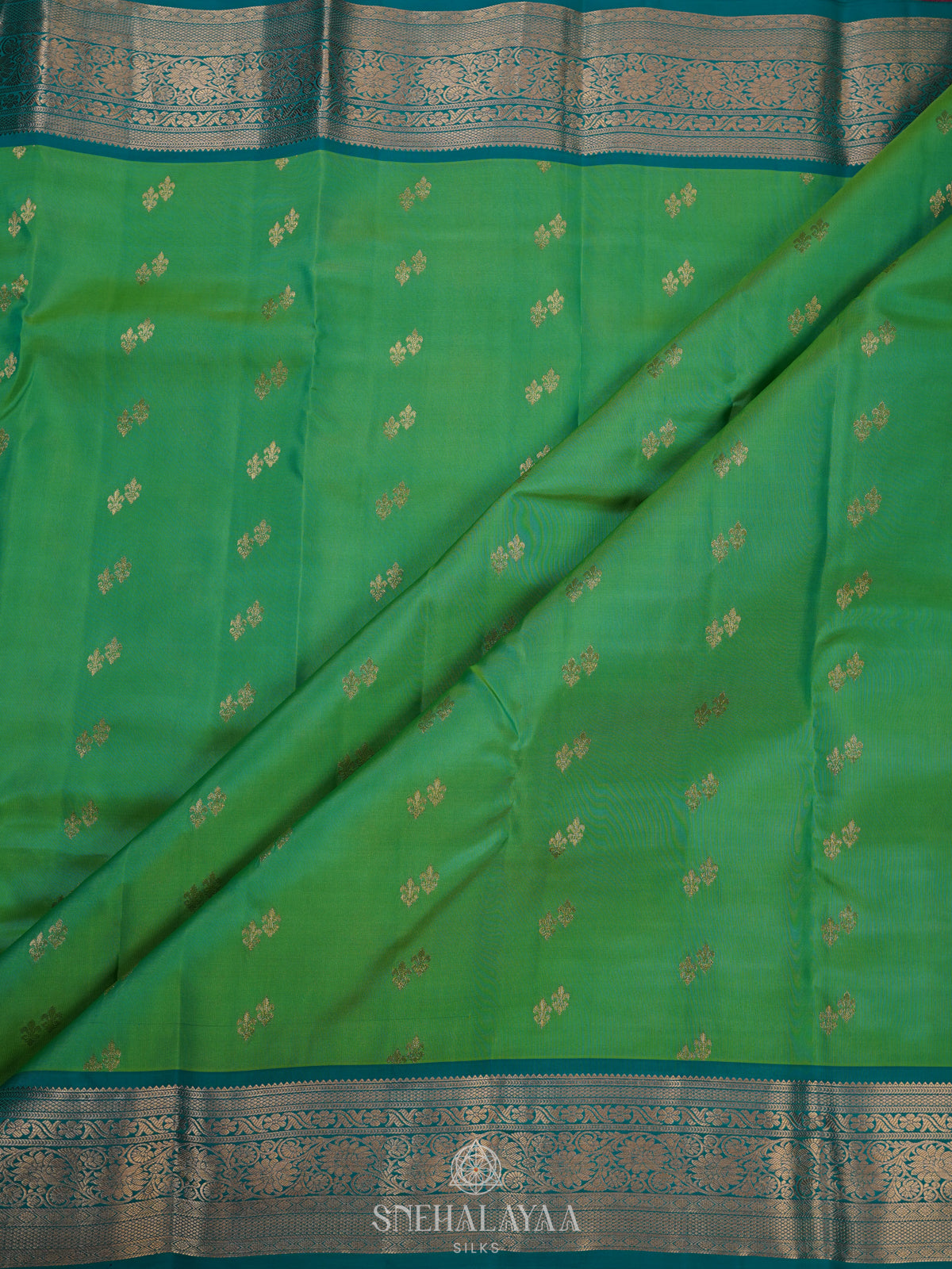 Green Kanjivaram Silk Saree