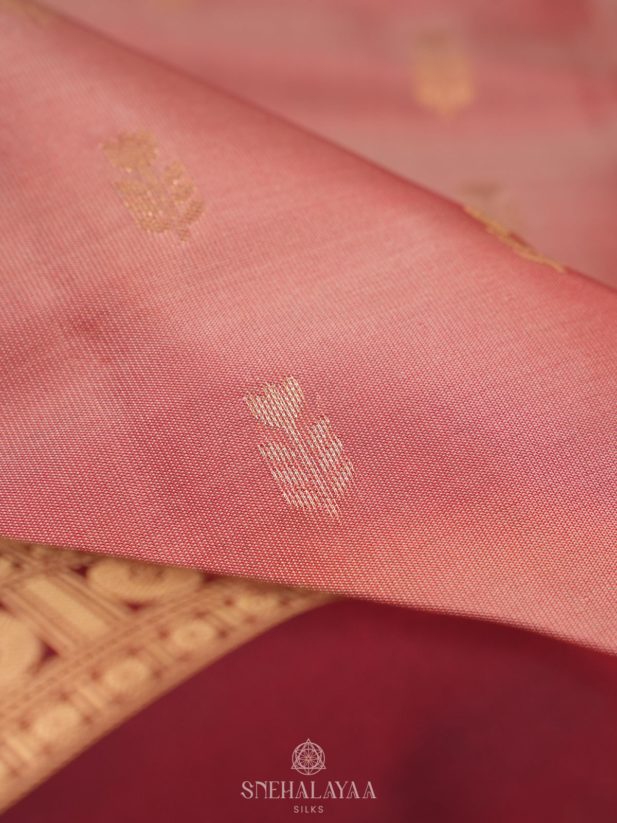 Pink Kanjivaram Silk Saree