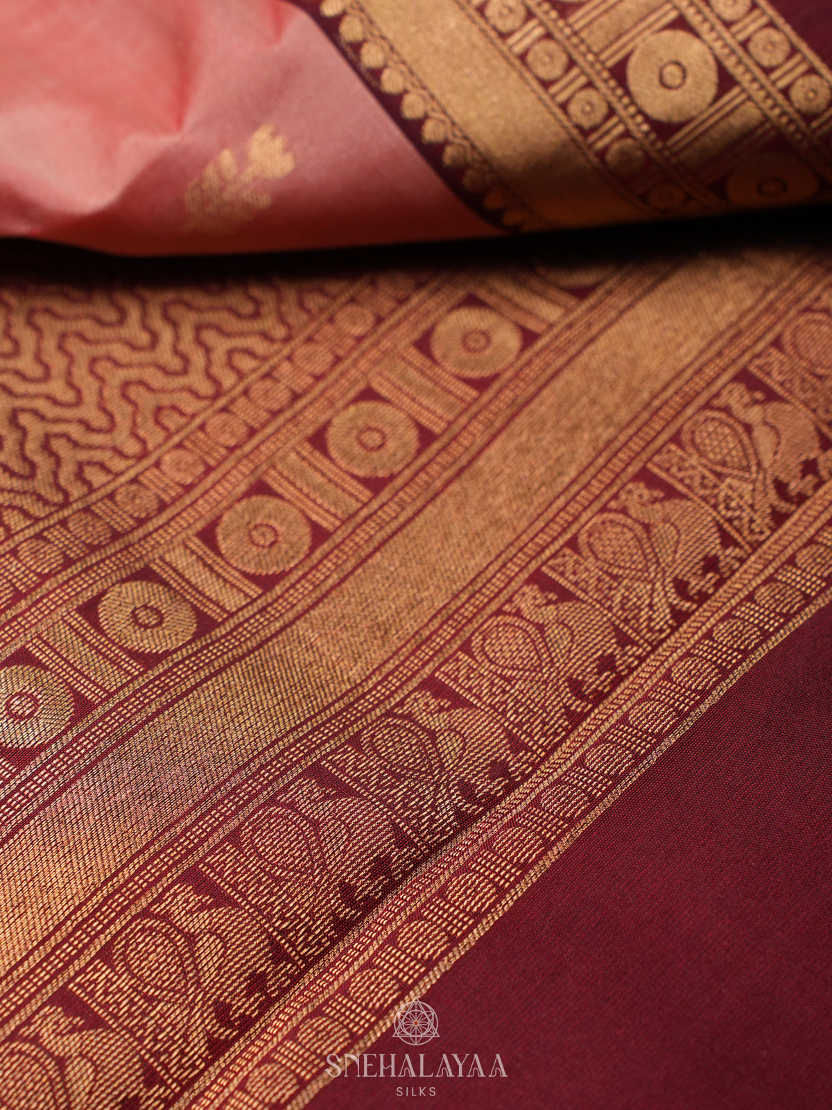Pink Kanjivaram Silk Saree