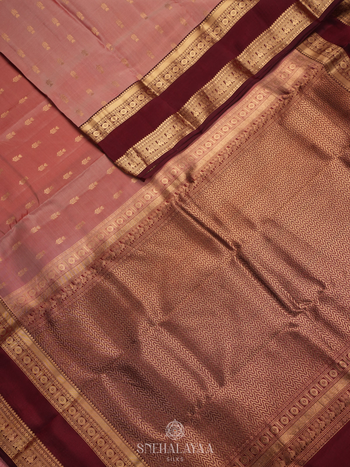 Pink Kanjivaram Silk Saree
