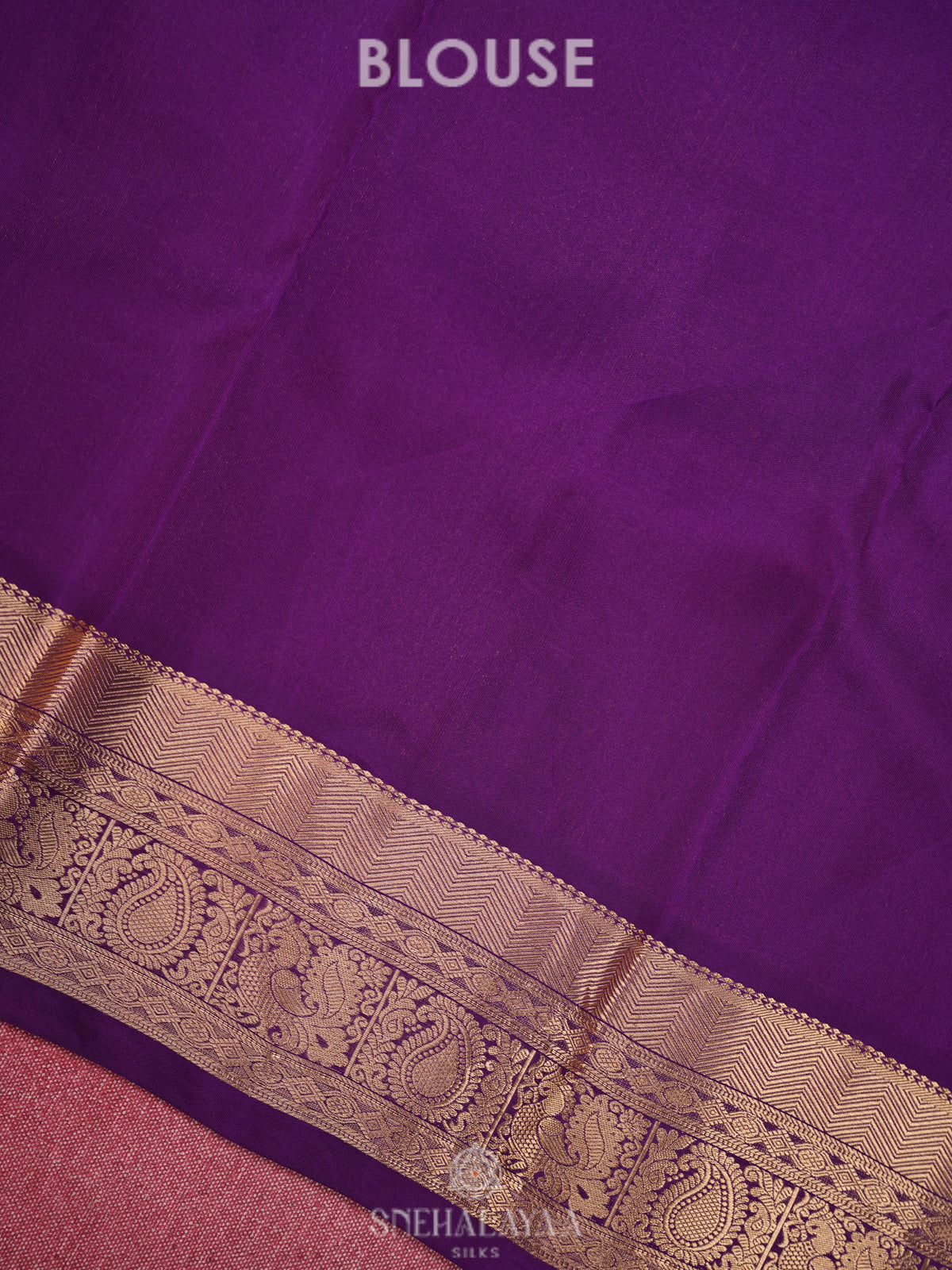 Lilac Kanjivaram Silk Saree