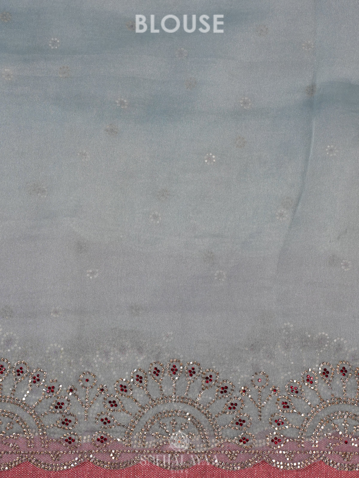 Pale Blue Designer Saree