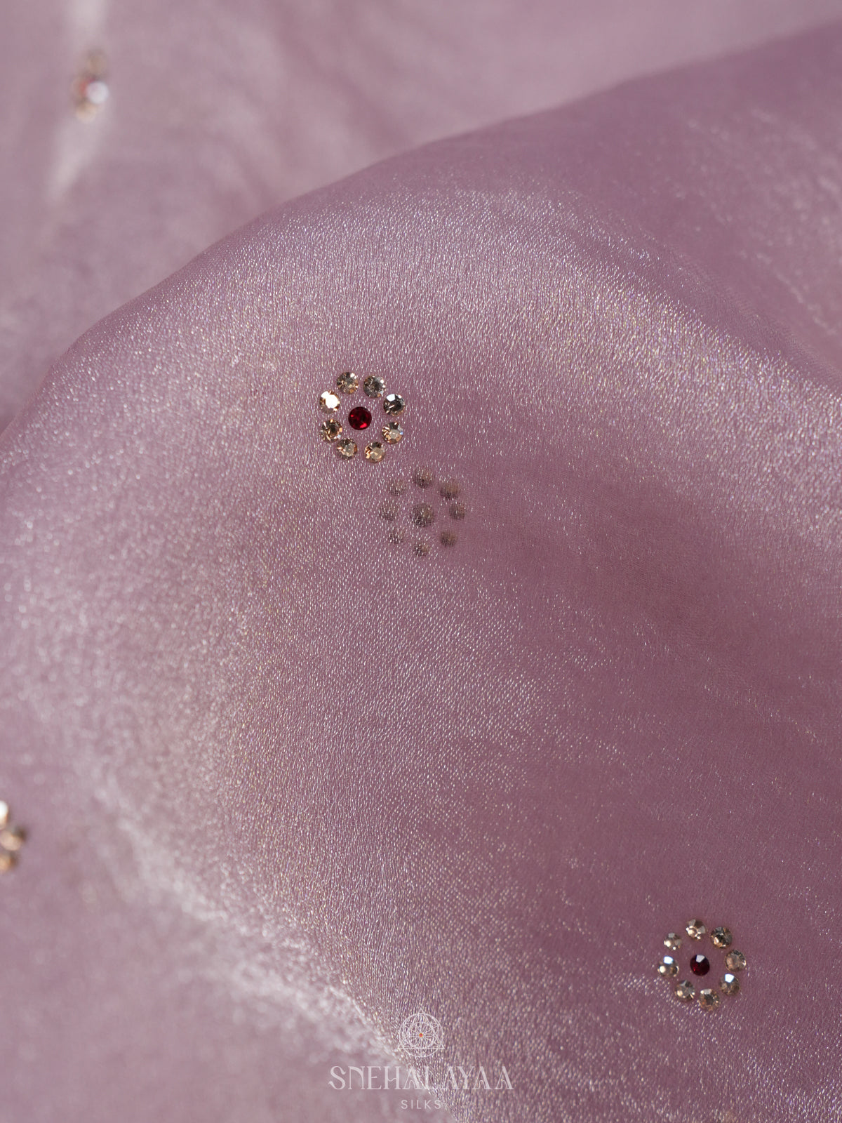 Lavender Designer Saree