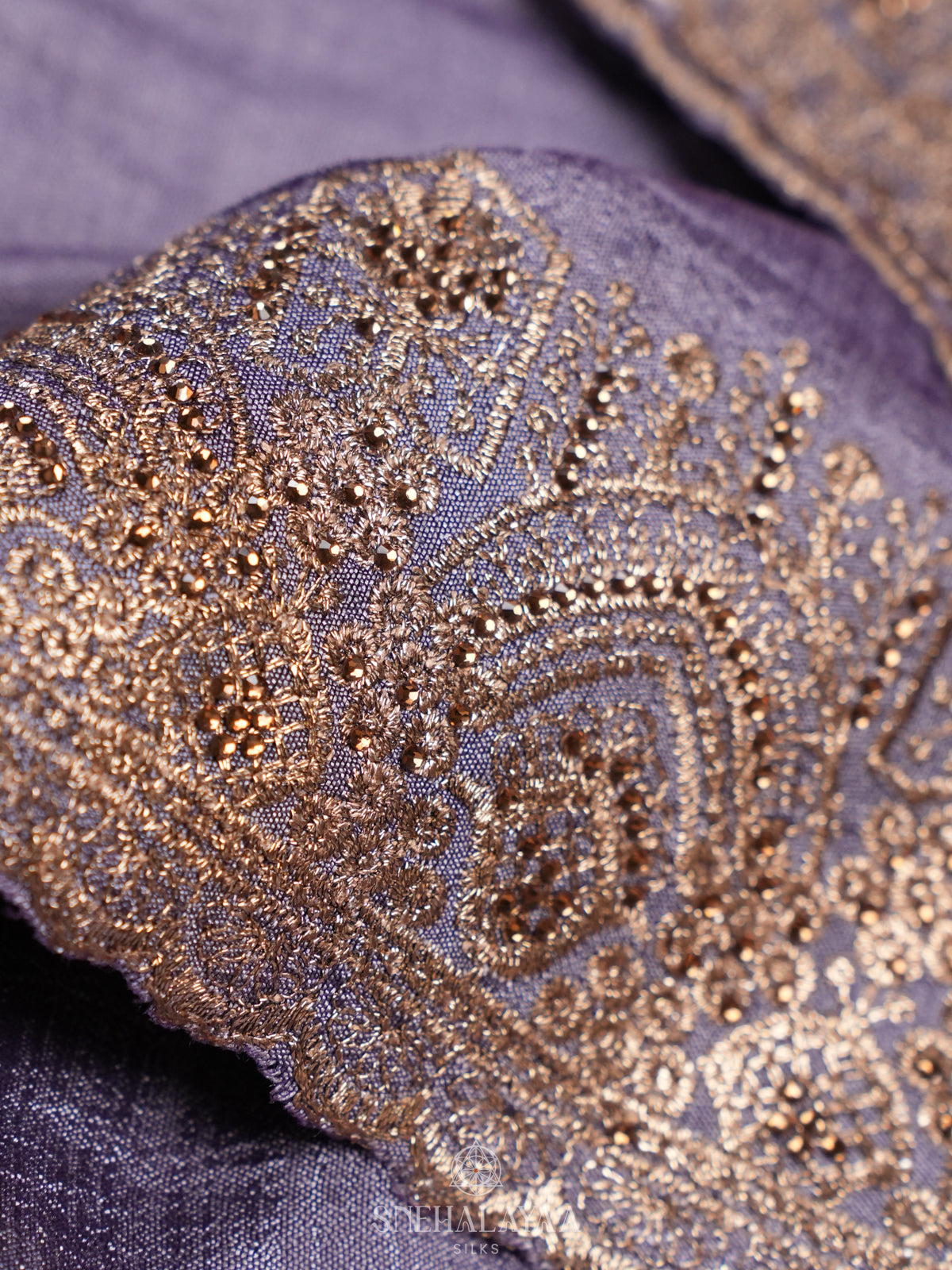 Lilac Designer Saree
