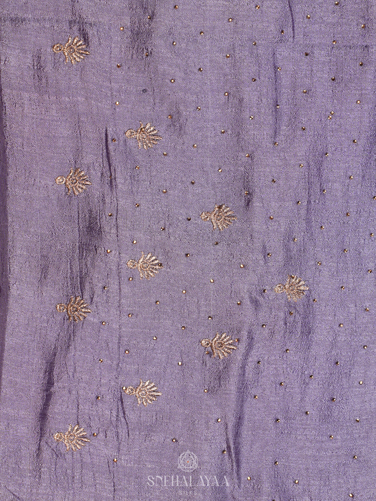 Lilac Designer Saree