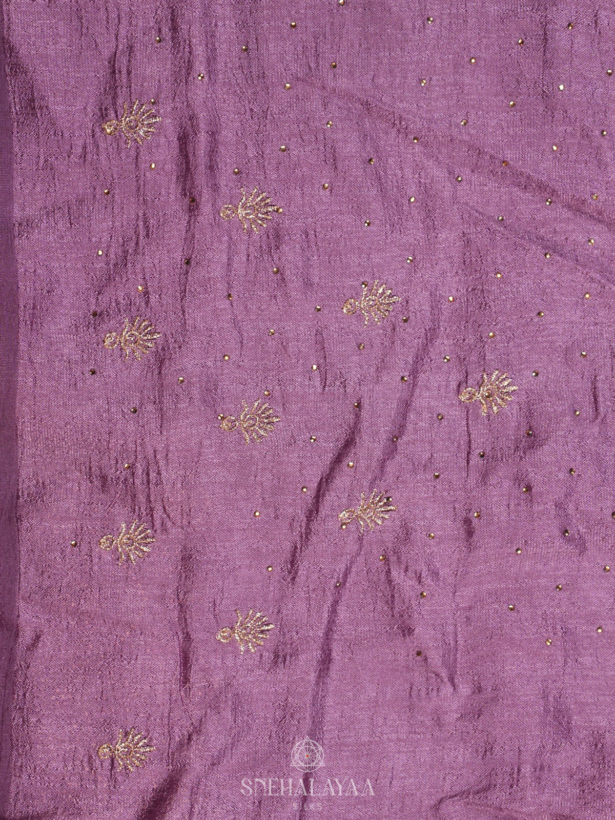 Lilac Designer Saree