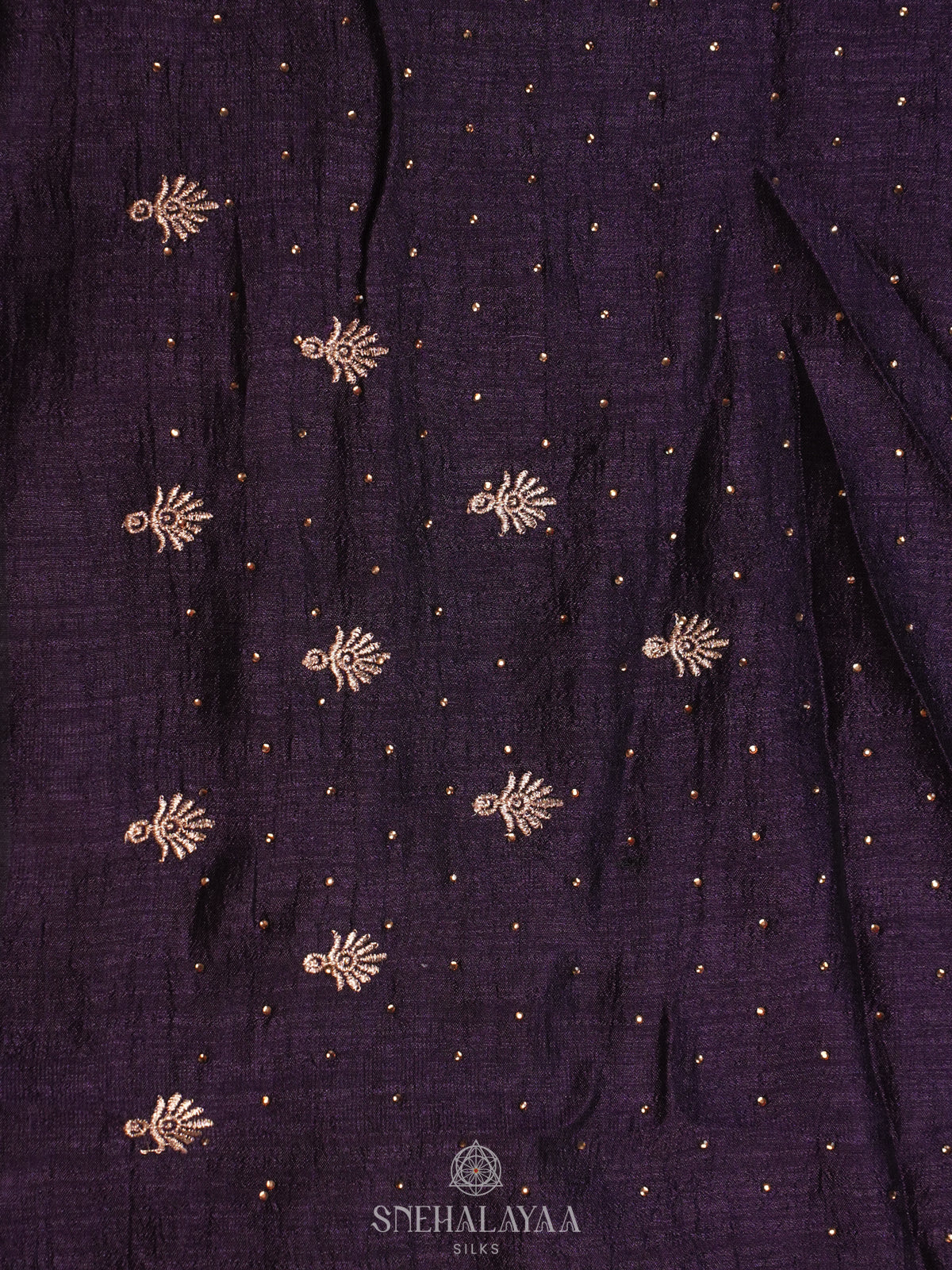 Purple Designer Saree