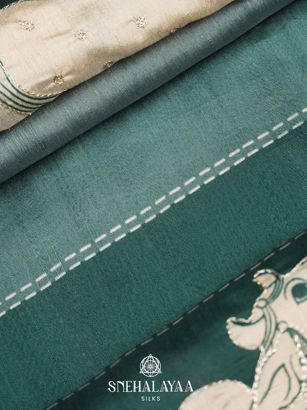 Multicolour  Raw Silk Saree