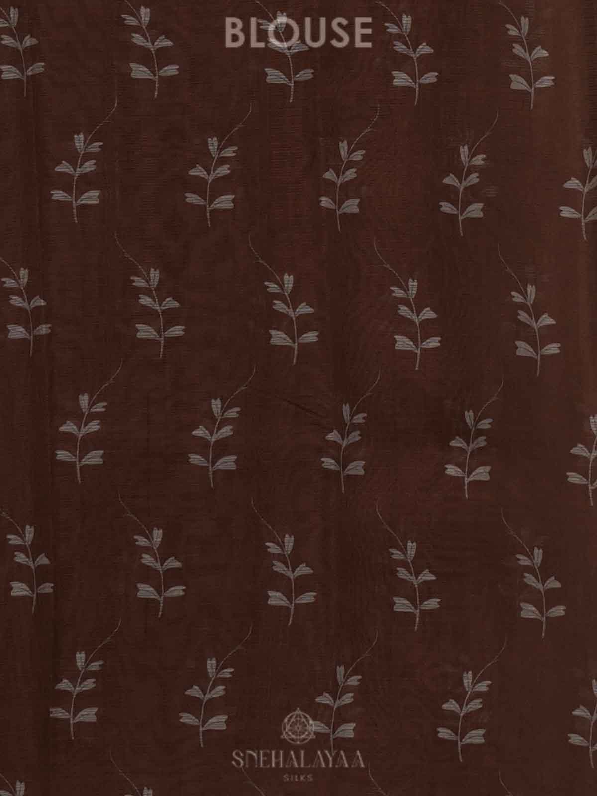 Maroon Kota Saree