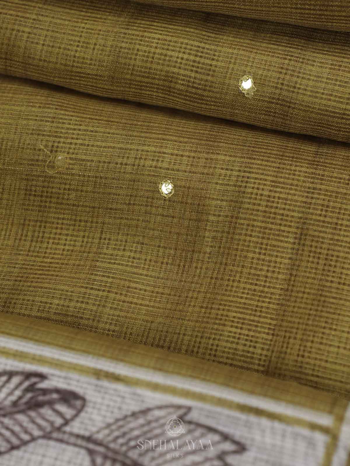 Yellow Kota Saree