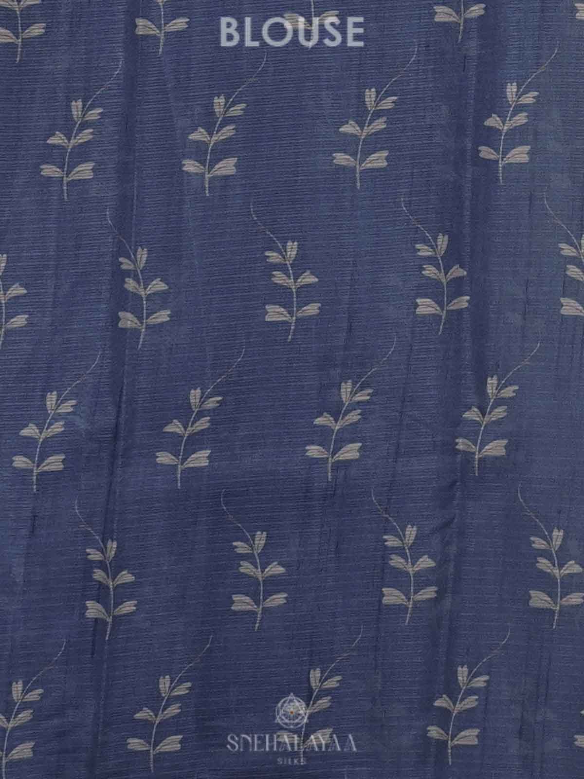 Blue Kota Saree