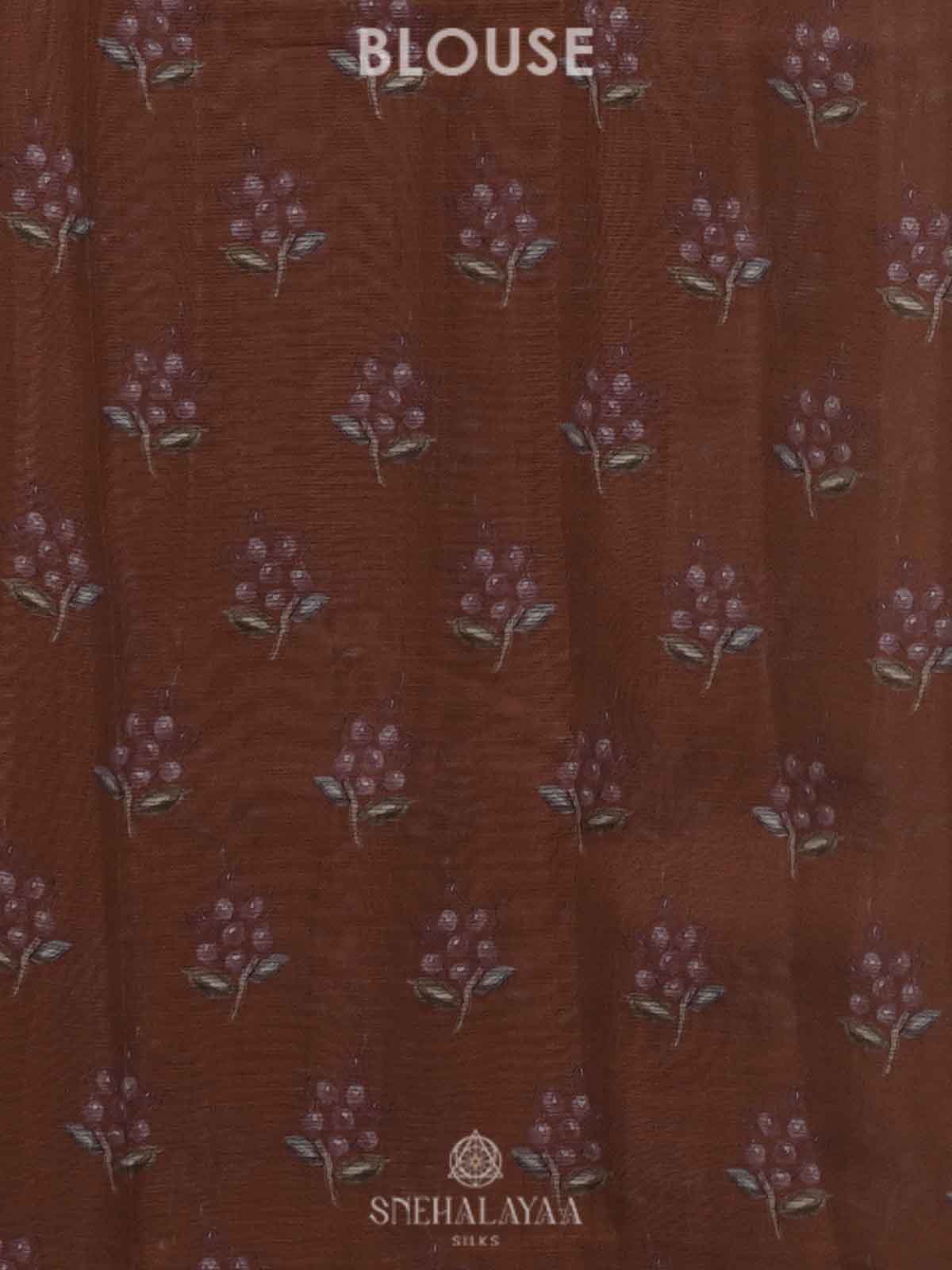 Maroon Kota Saree