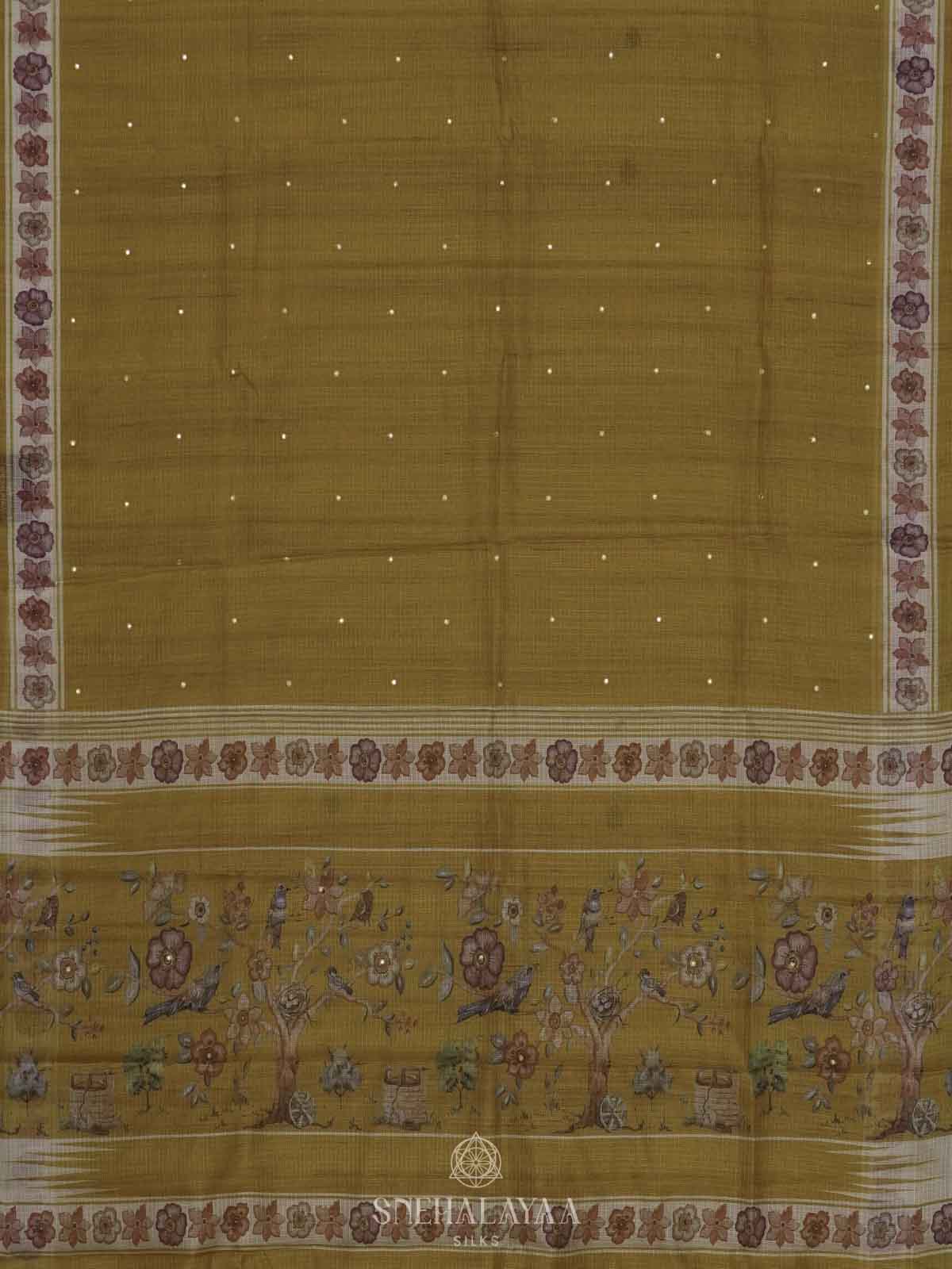 Yellow Kota Saree