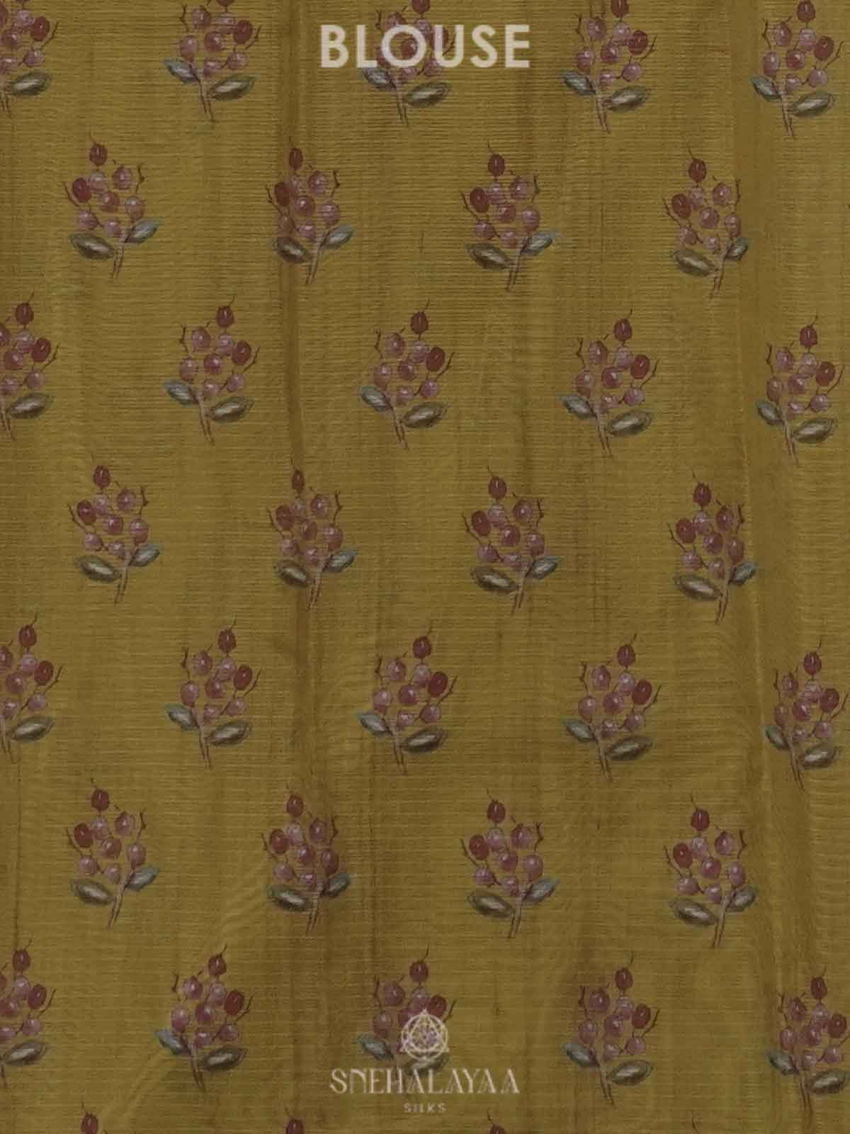 Yellow Kota Saree