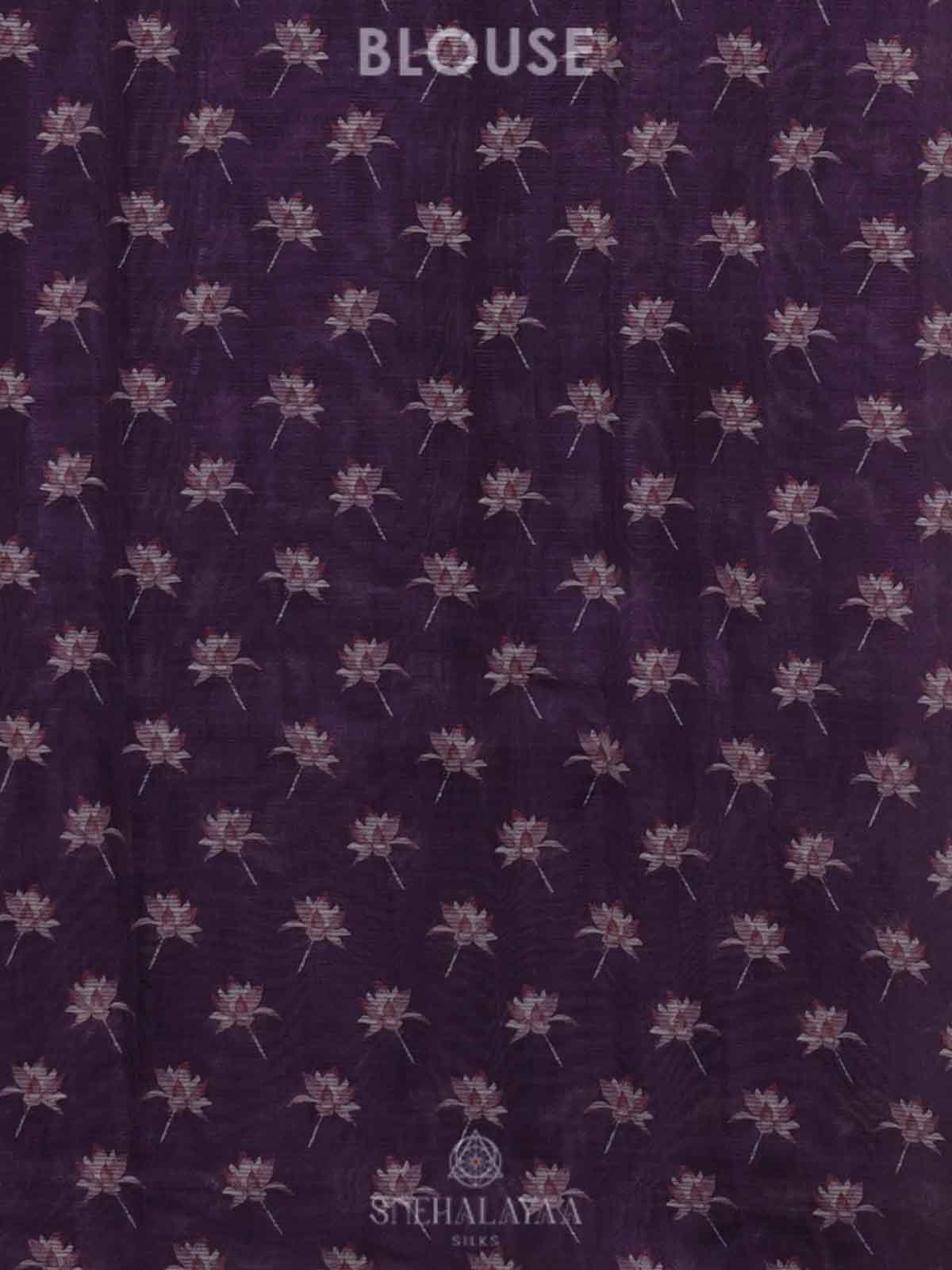 Purple Kota Saree